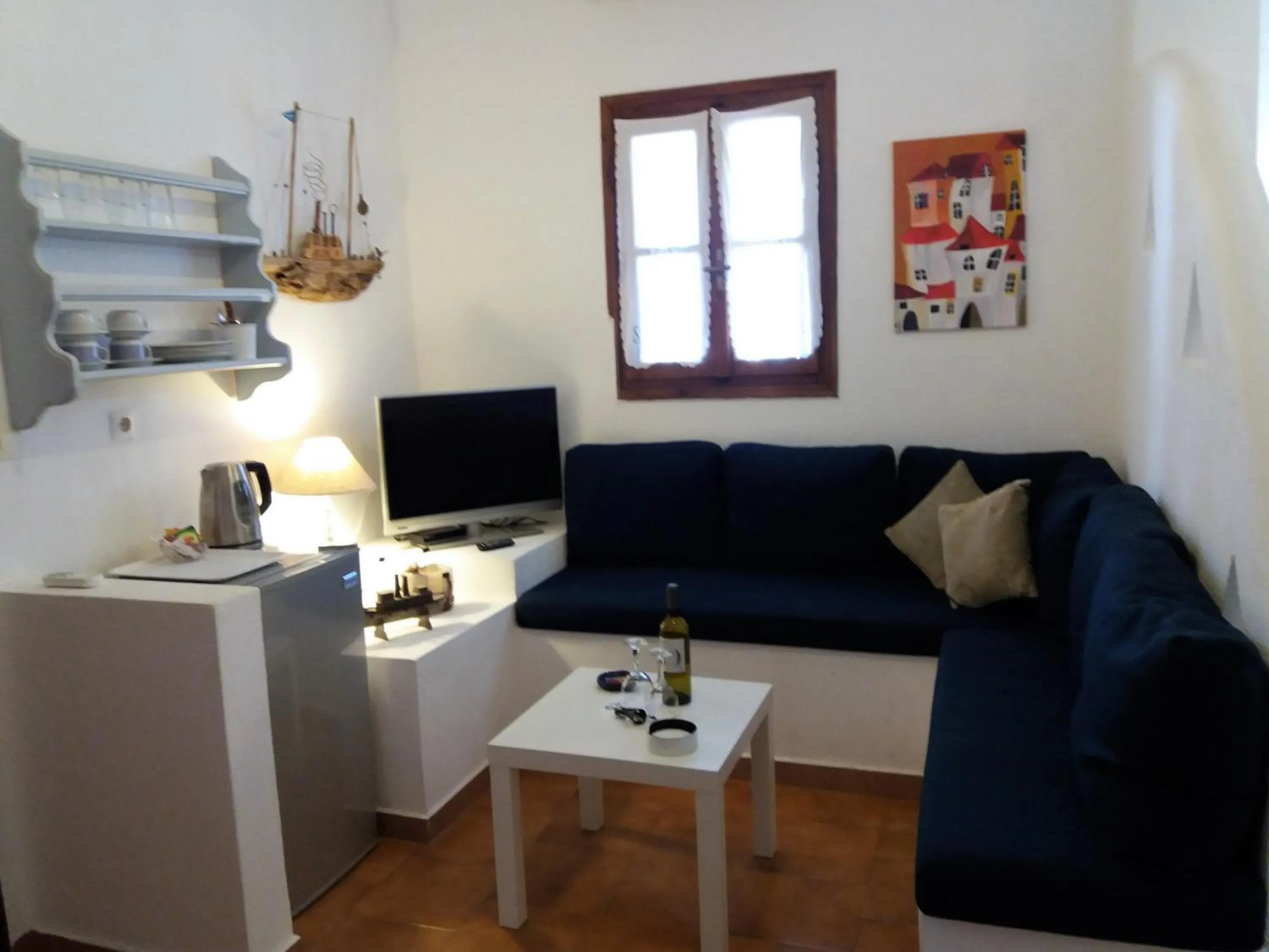 Living room in Anofli Suites