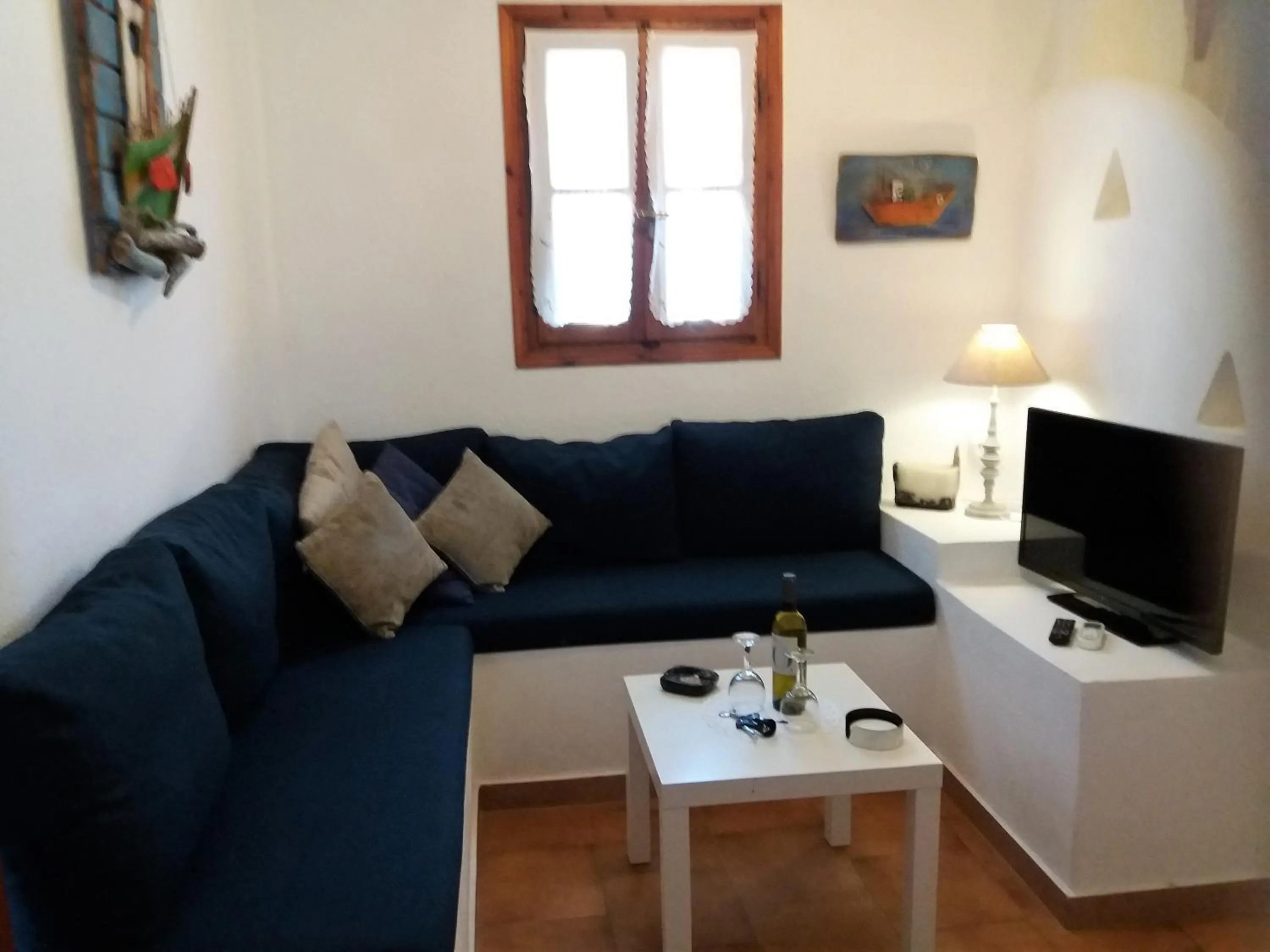 Living room in Anofli Suites