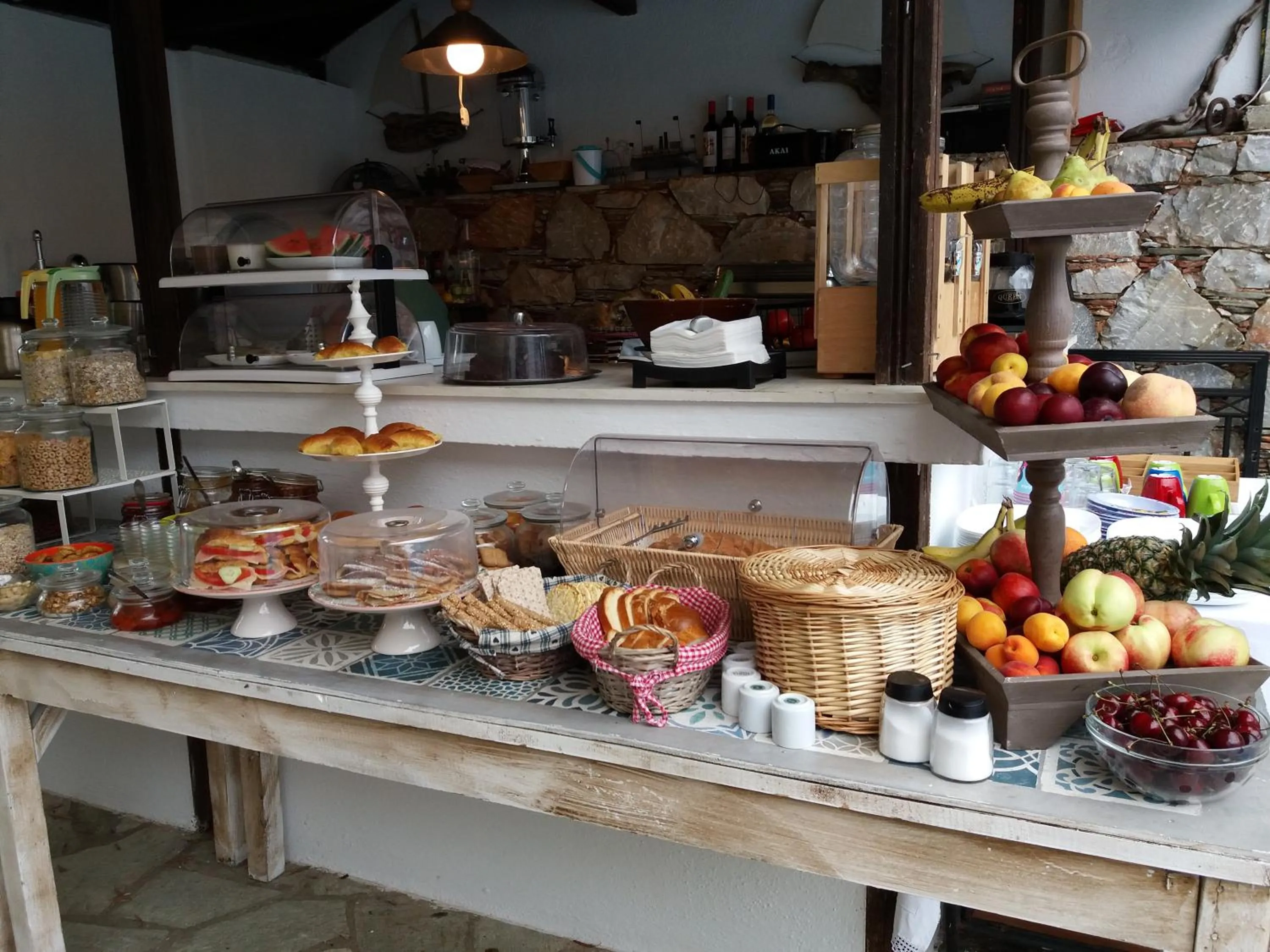 Food close-up in Anofli Suites