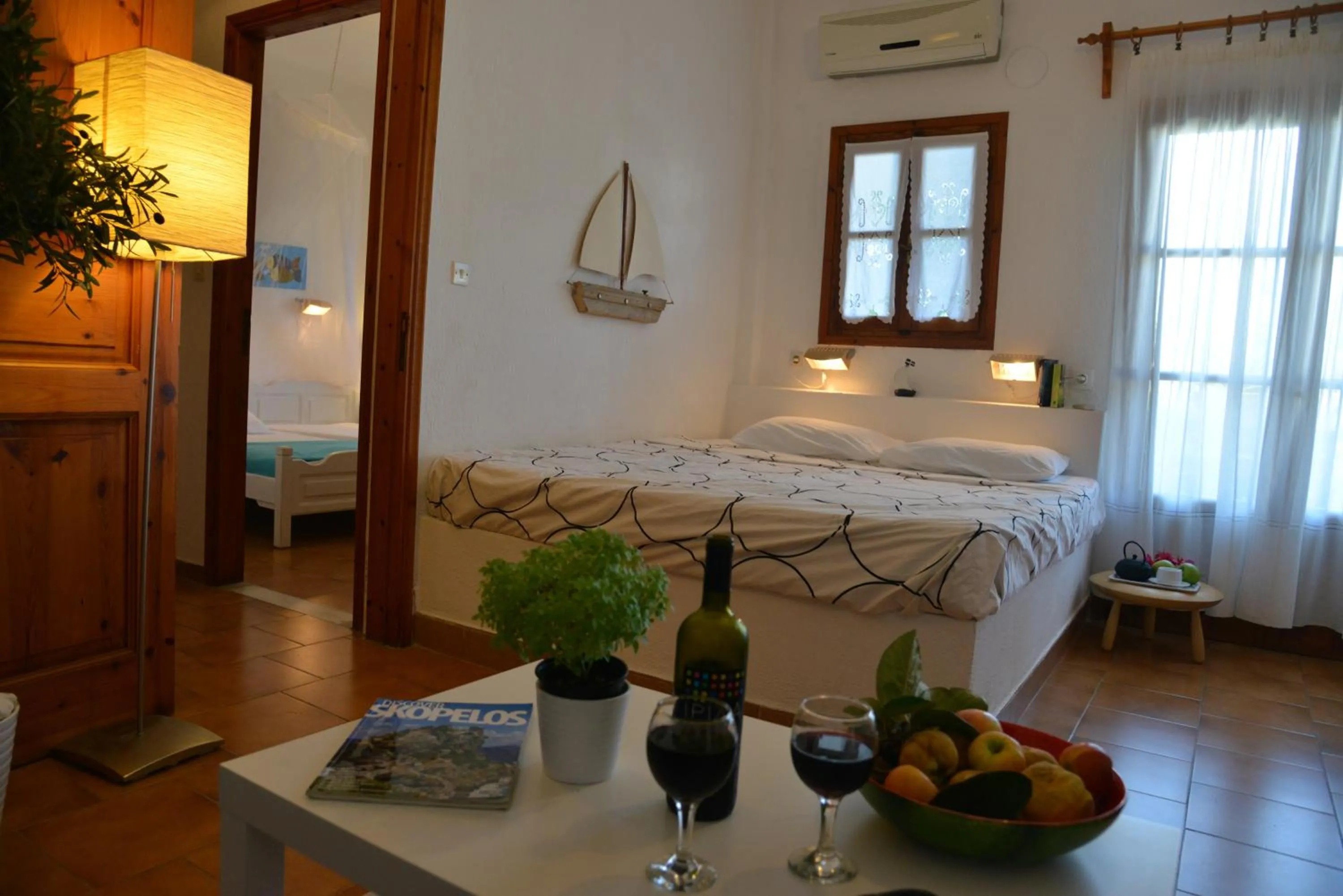 Bed in Anofli Suites