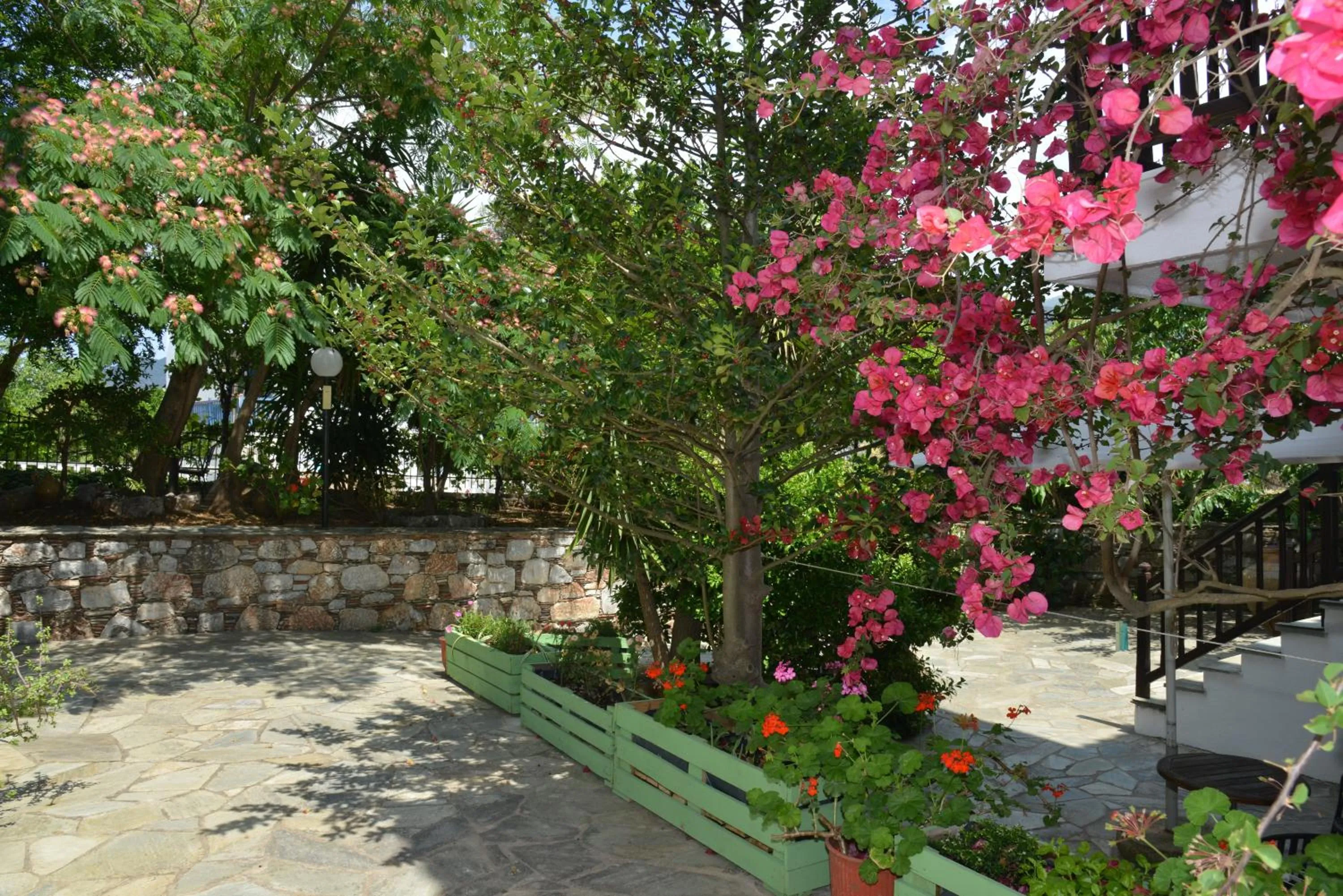 Garden in Anofli Suites