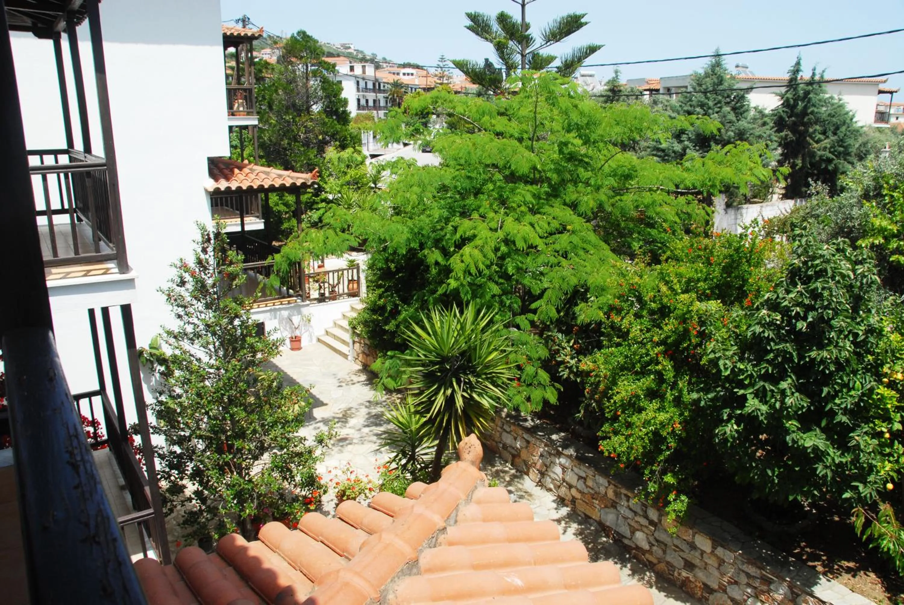 Bird's eye view in Anofli Suites