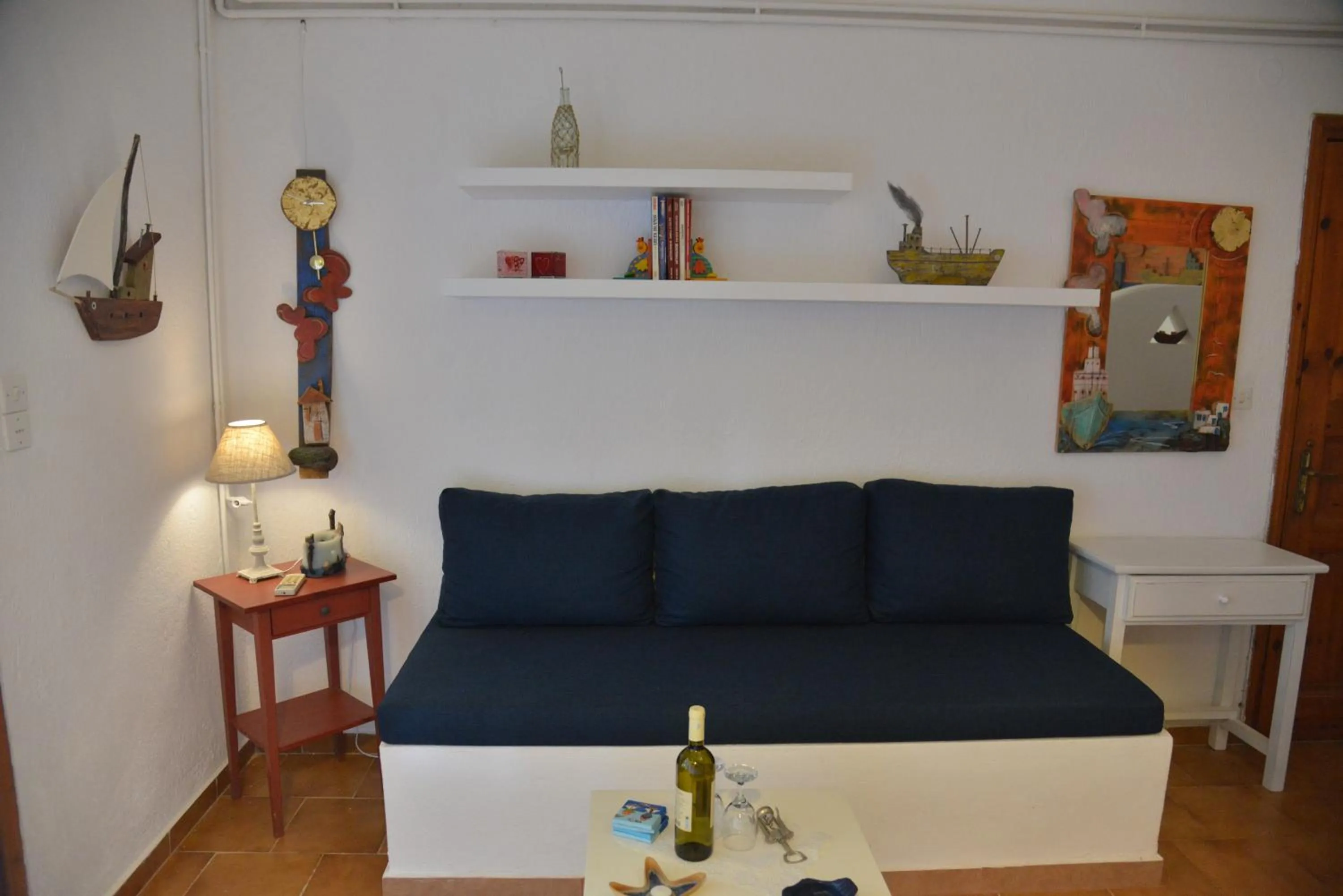 Living room in Anofli Suites