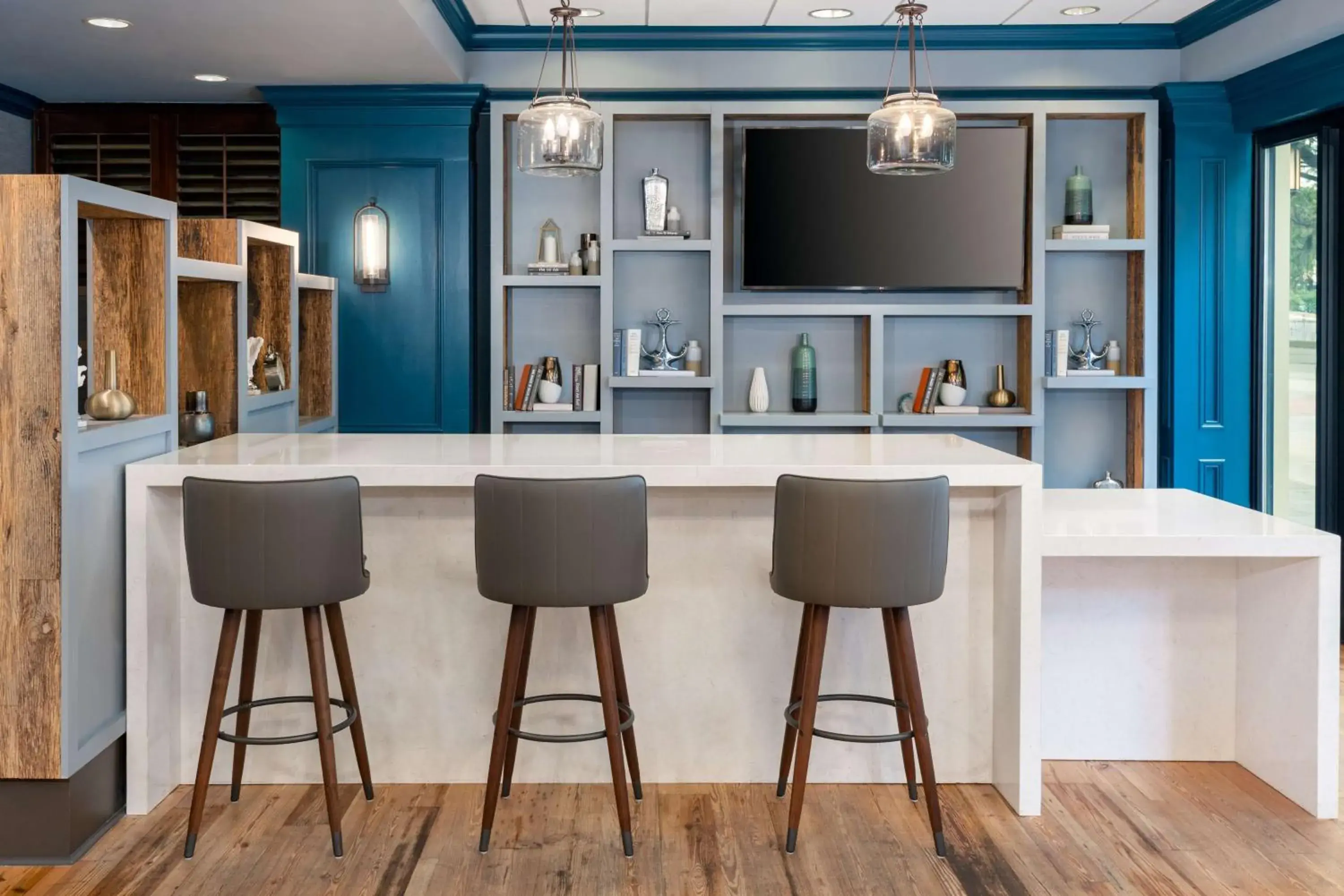 Lobby or reception in Hampton Inn Savannah Historic District Lobby or reception in Hampton Inn Savannah Historic District