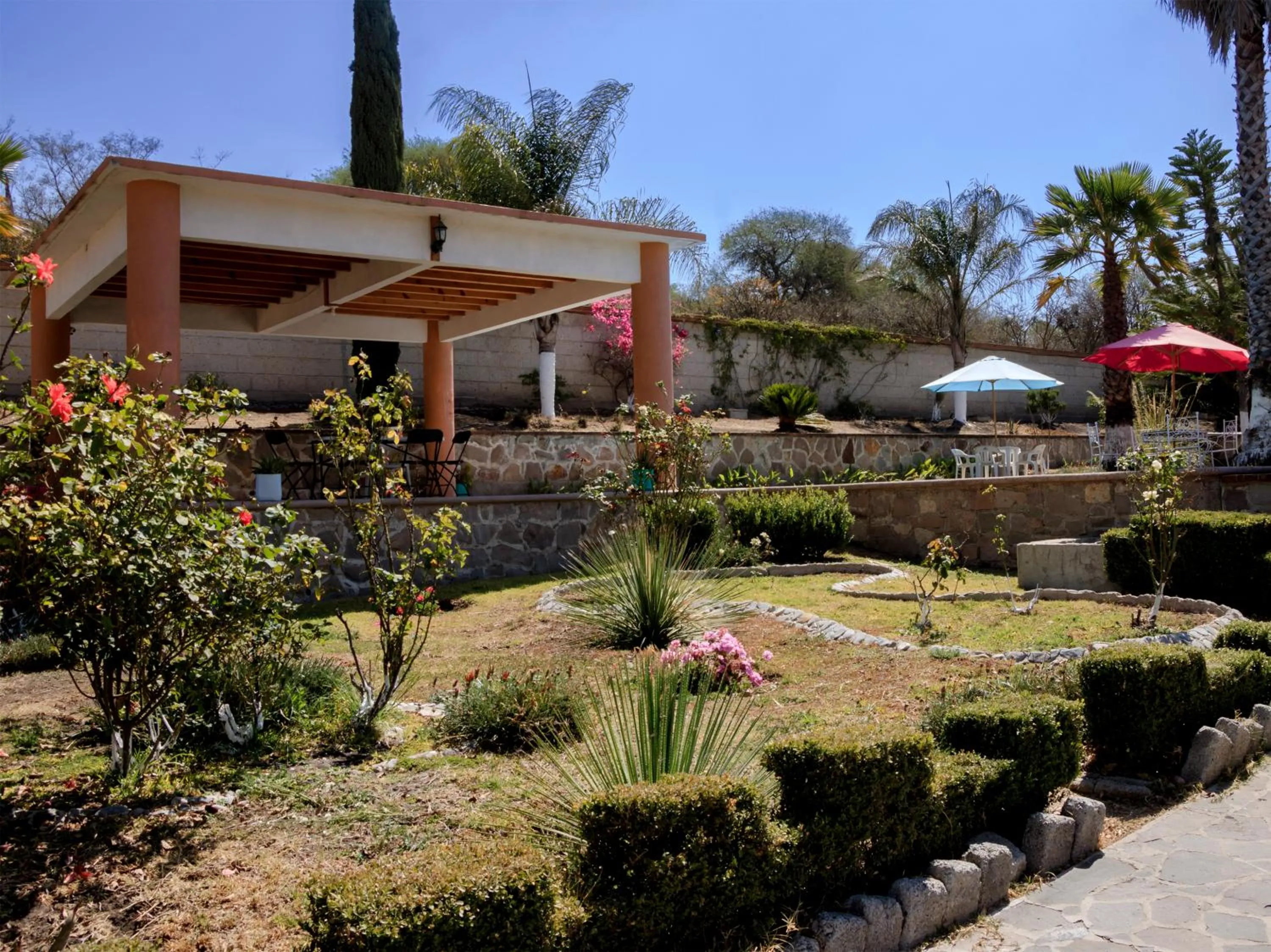 Garden in Hotel Quinta Mirador Zacualli