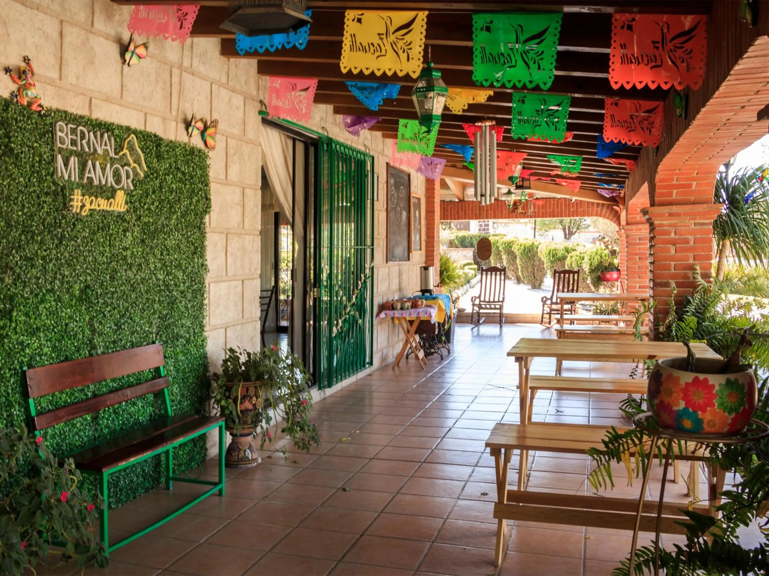 Restaurant/places to eat in Hotel Quinta Mirador Zacualli