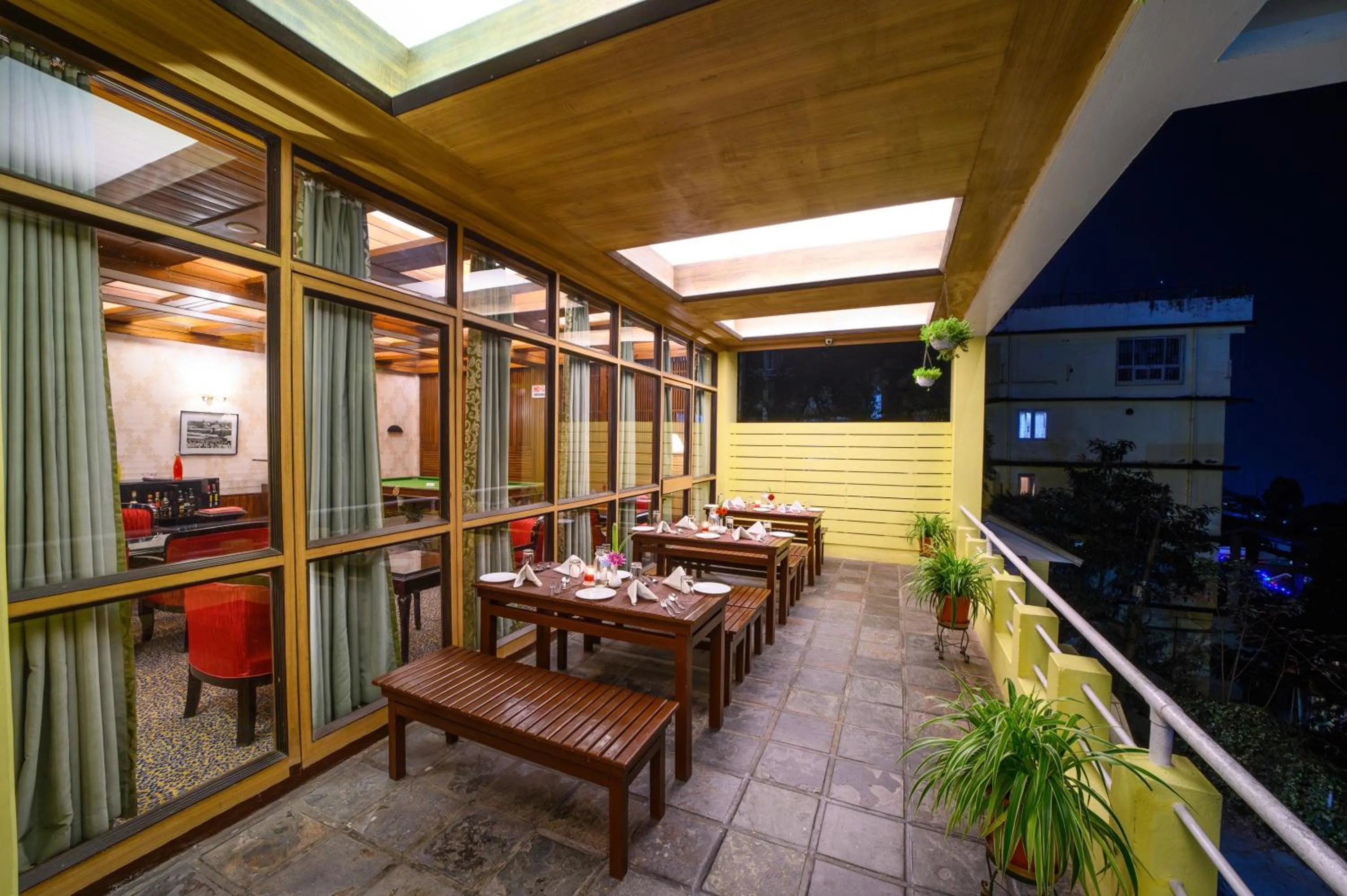 Seating area in Sinclairs Darjeeling