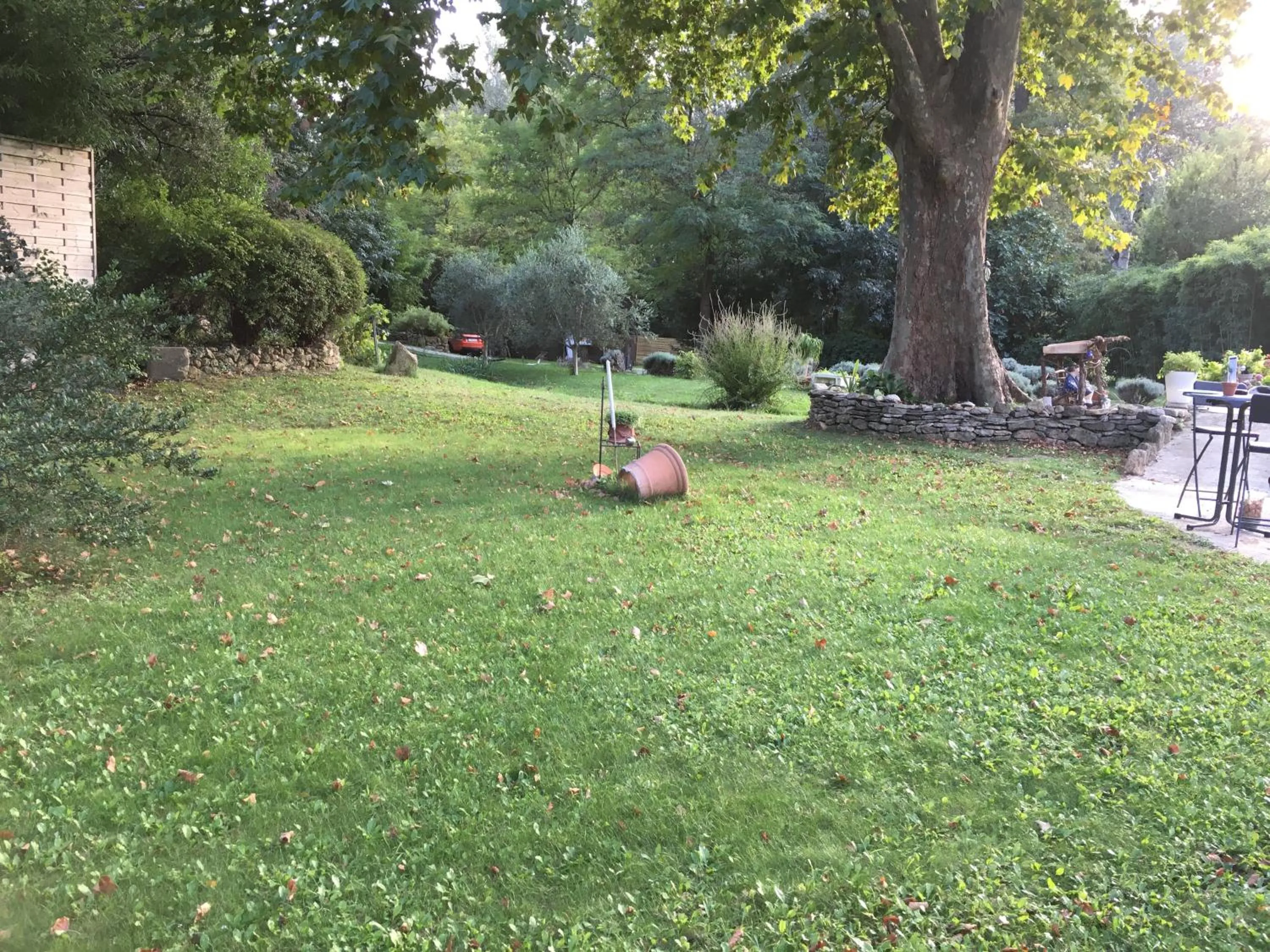 Garden view in Le Mas aux Arômes
