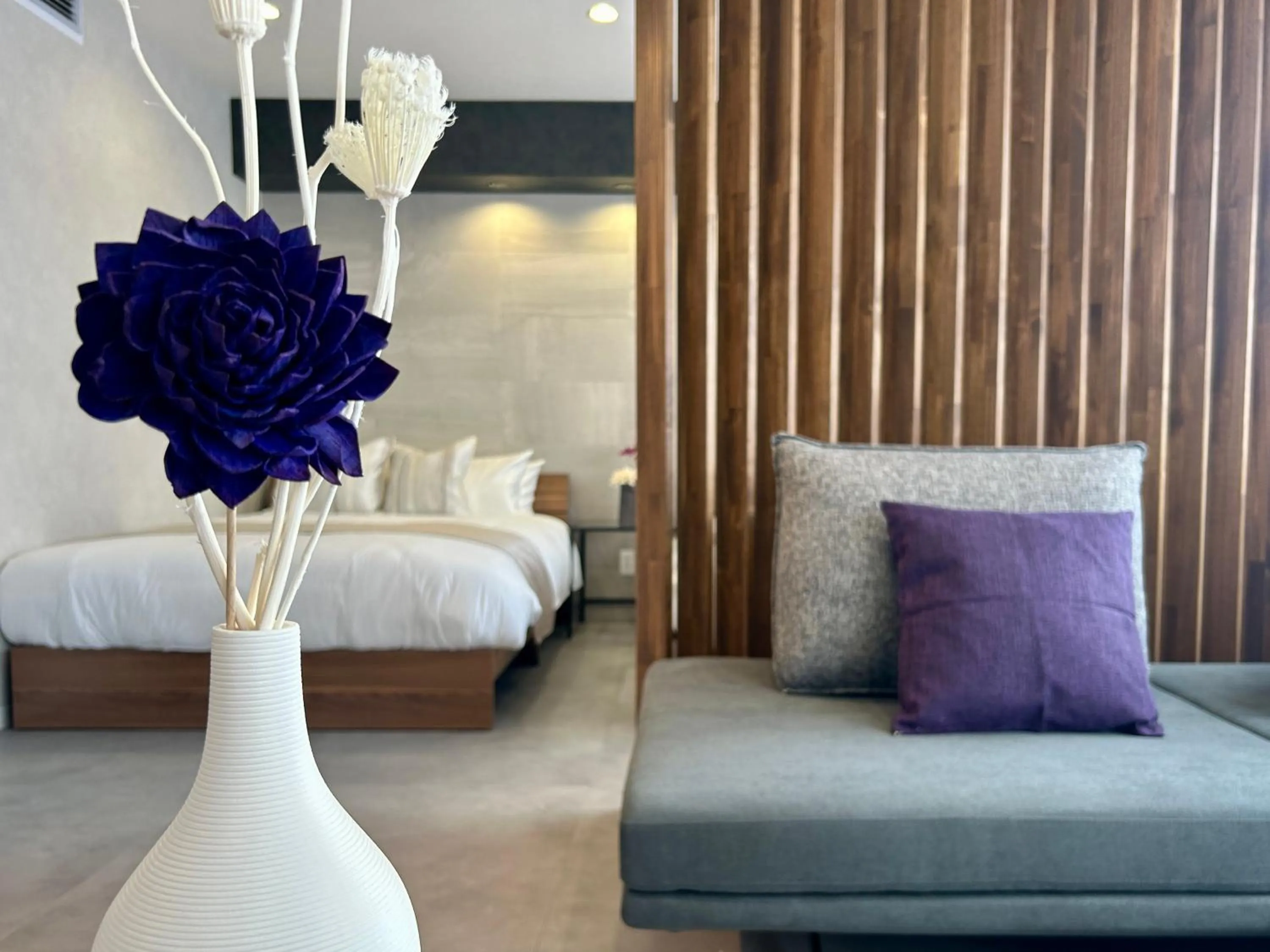 Living room, Bed in Fraise Nipponbashi -vacation rental-