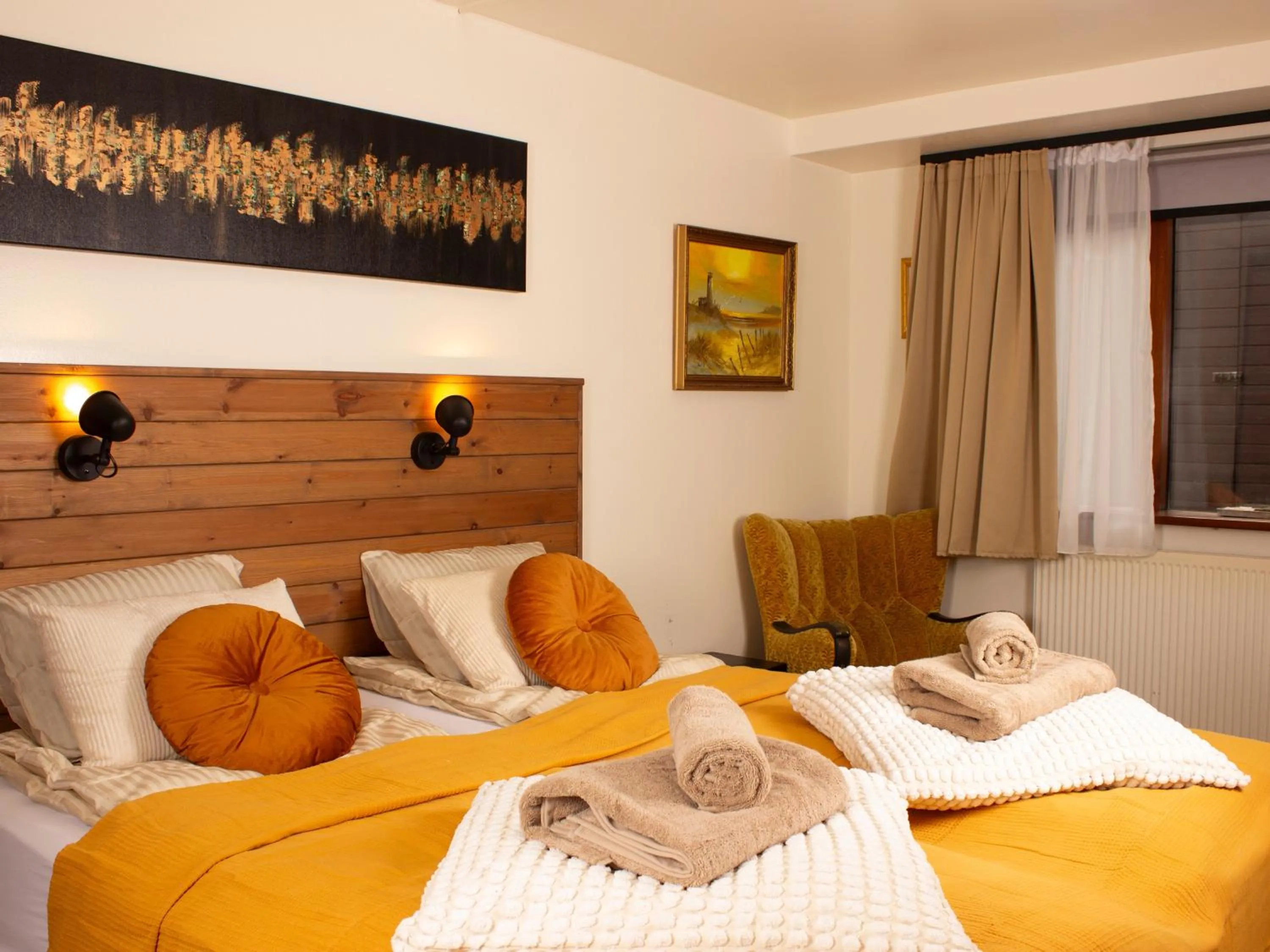 Bed in Eric the Red Guesthouse