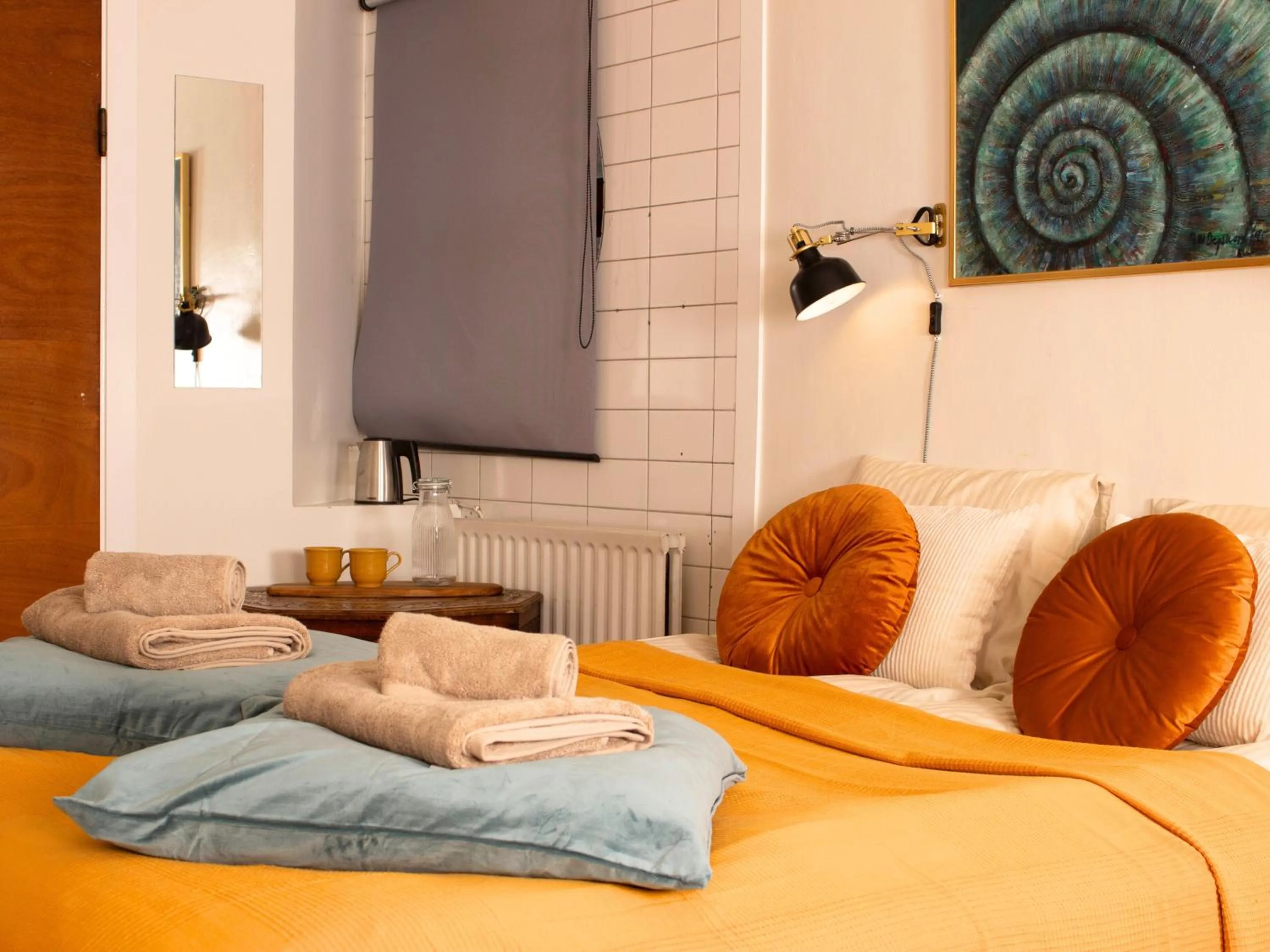 Bed in Eric the Red Guesthouse