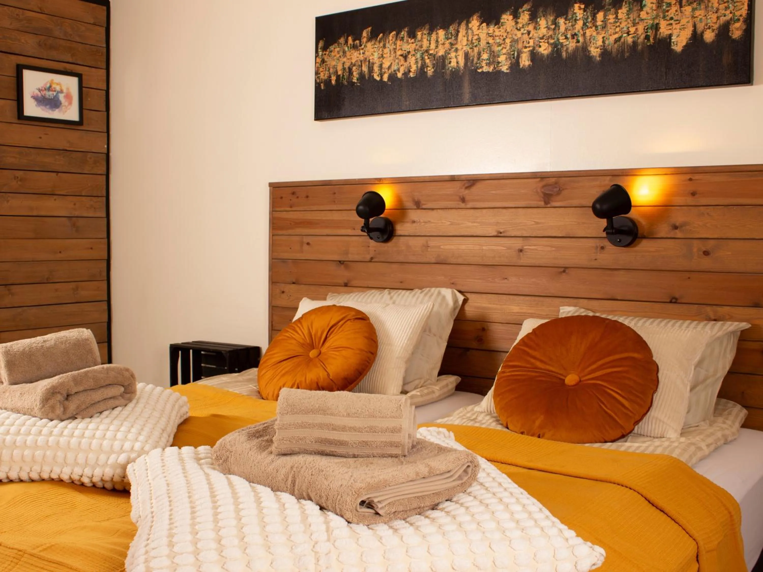 Bed in Eric the Red Guesthouse