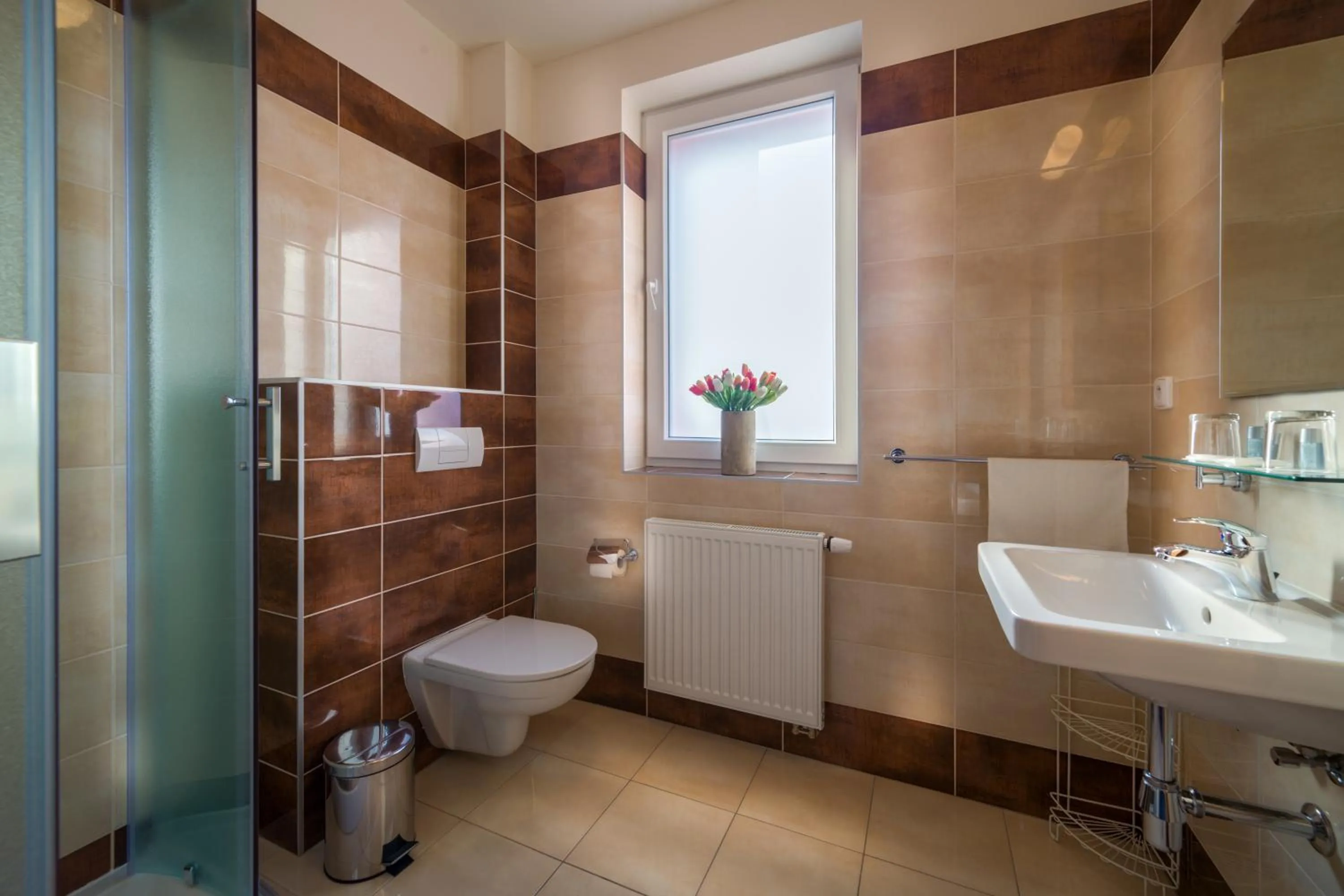 Bathroom in Garni Hotel Třeboň