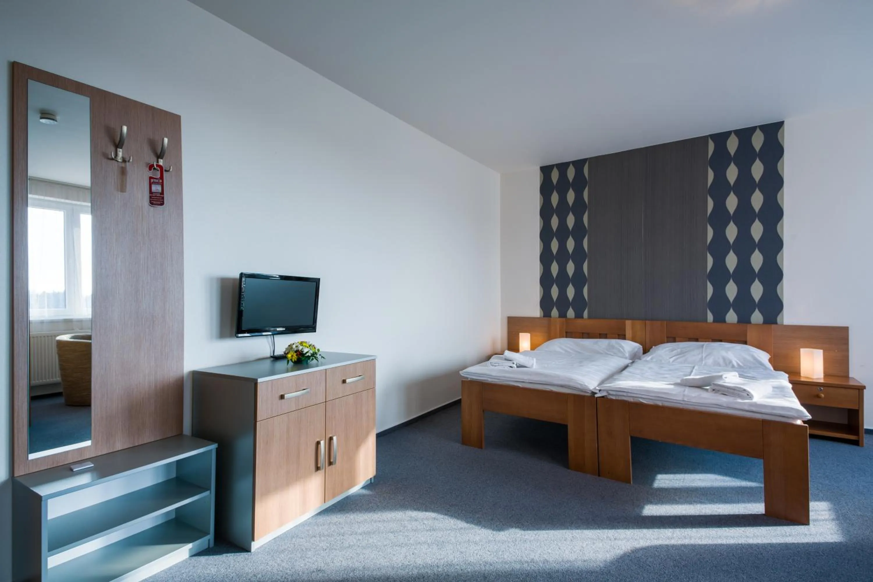 Decorative detail, Bed in Garni Hotel Třeboň