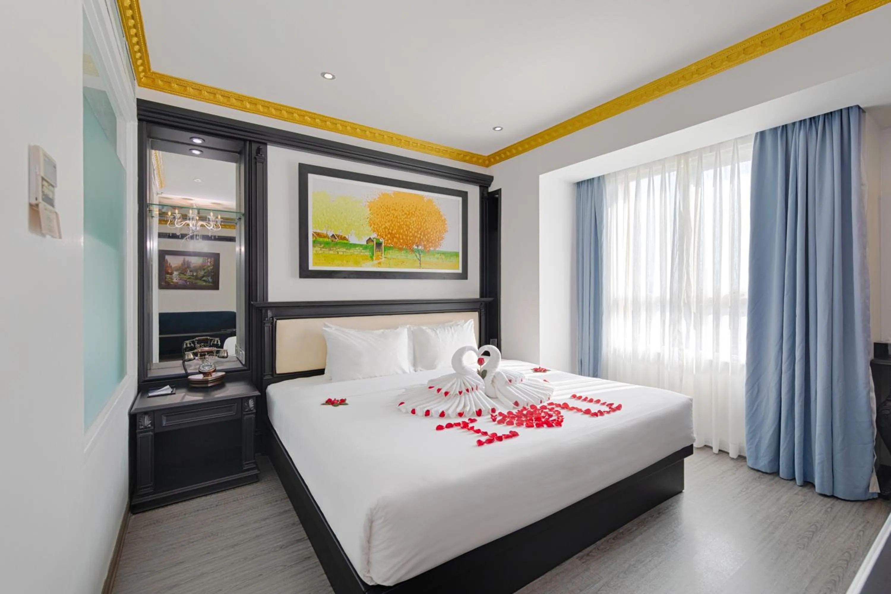 Bed in Fivitel Boutique Da Nang