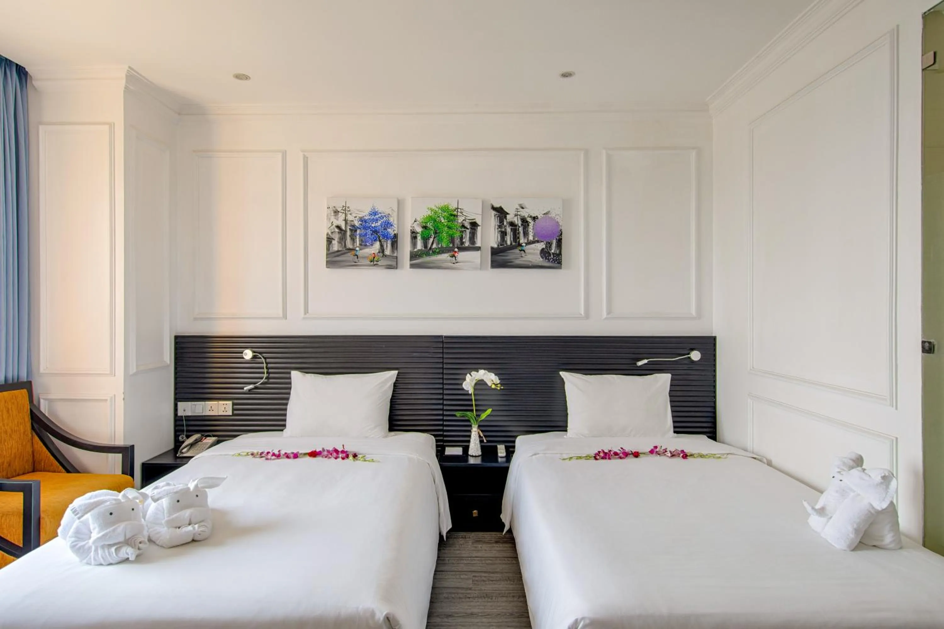 Bed in Fivitel Boutique Da Nang