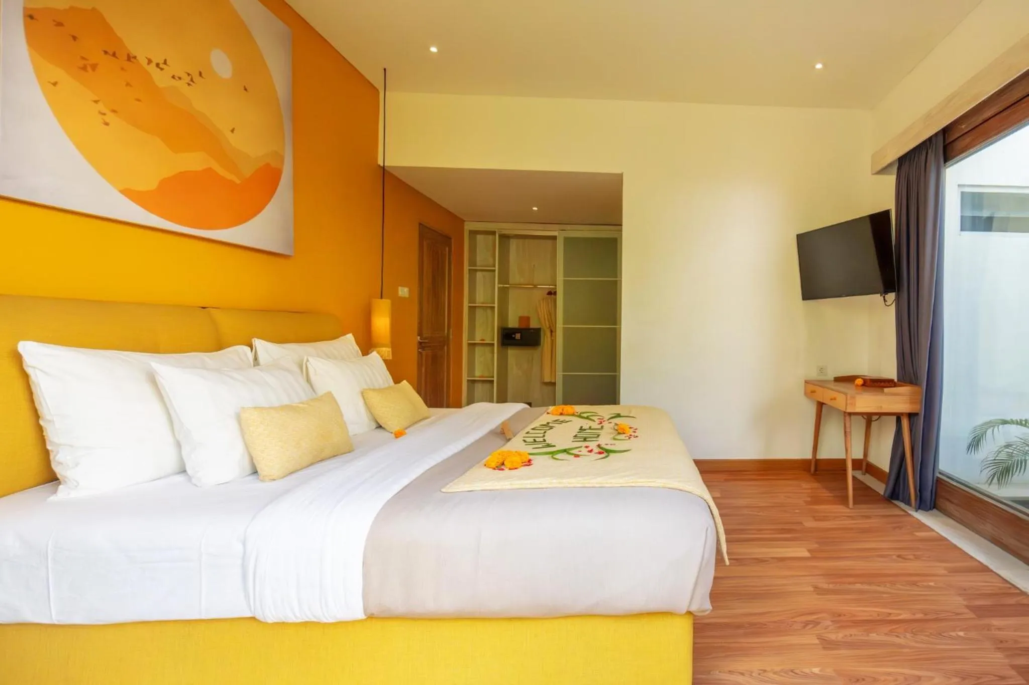 Bedroom, Bed in La Mira Villa Seminyak by Ini Vie Hospitality