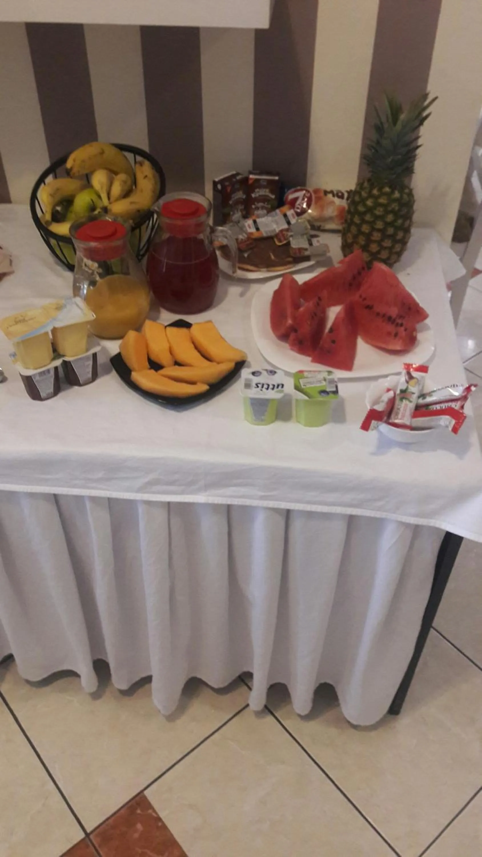 Continental breakfast in Hotel M