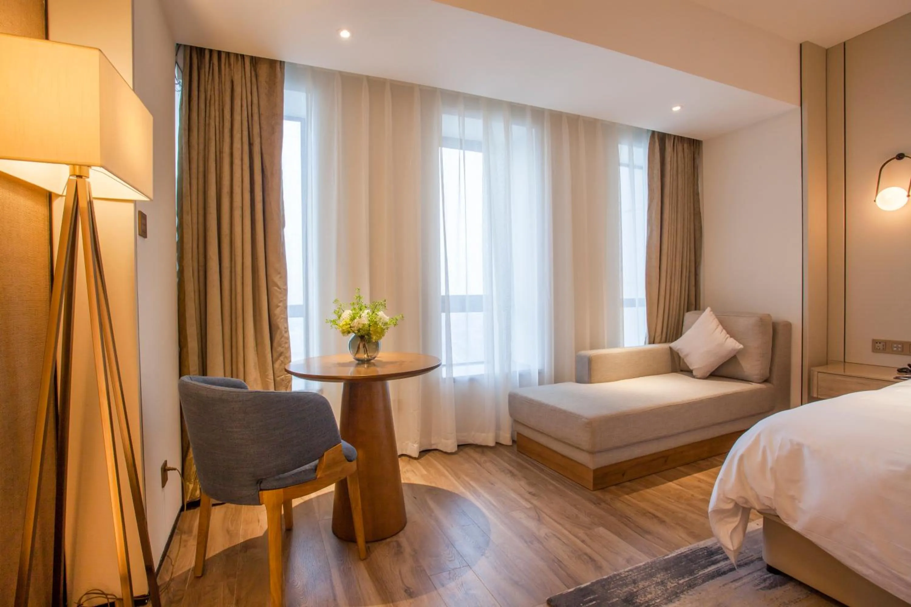 Bed in Nanan Ao Sheng Yi Hao Hotel