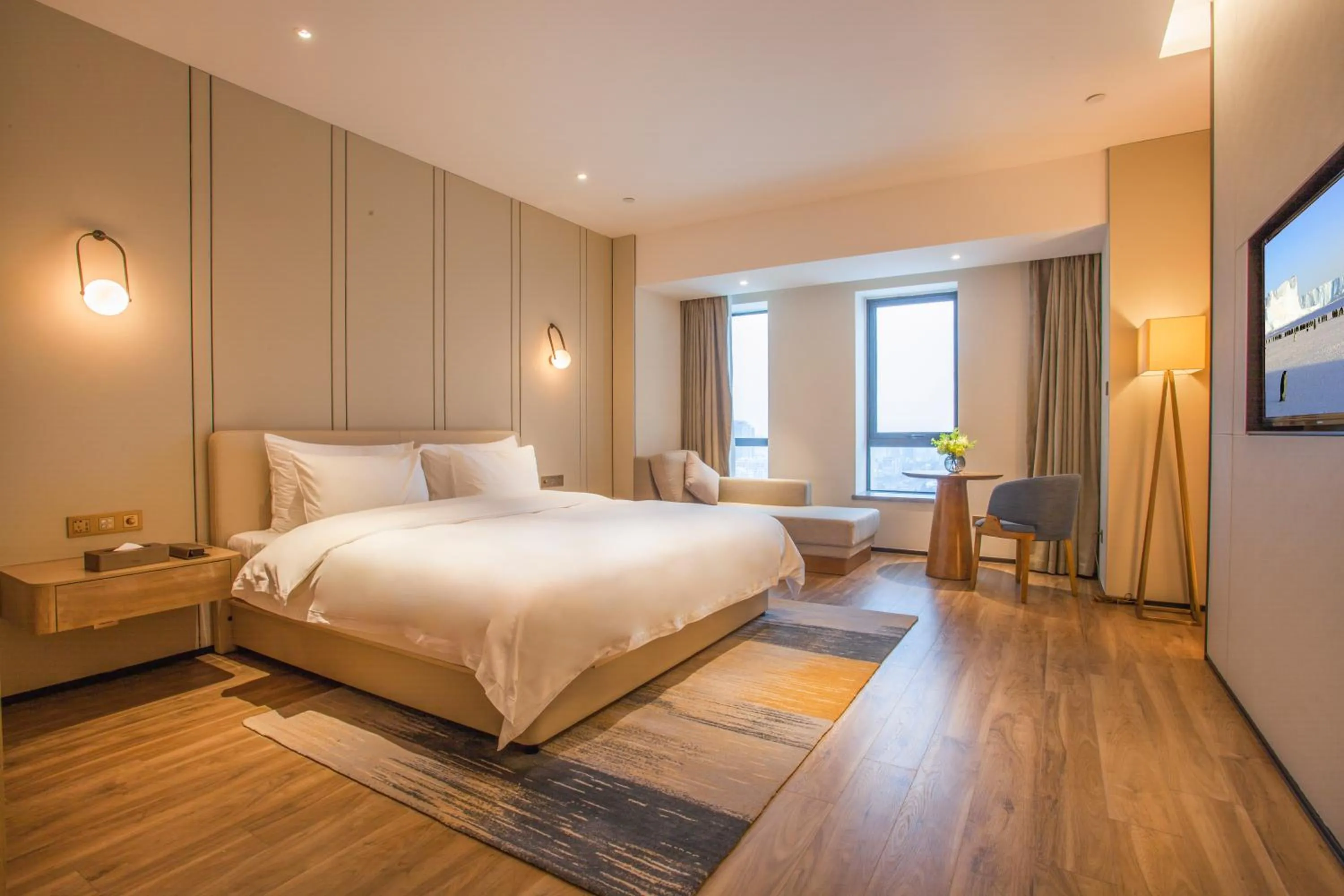 Bed in Nanan Ao Sheng Yi Hao Hotel