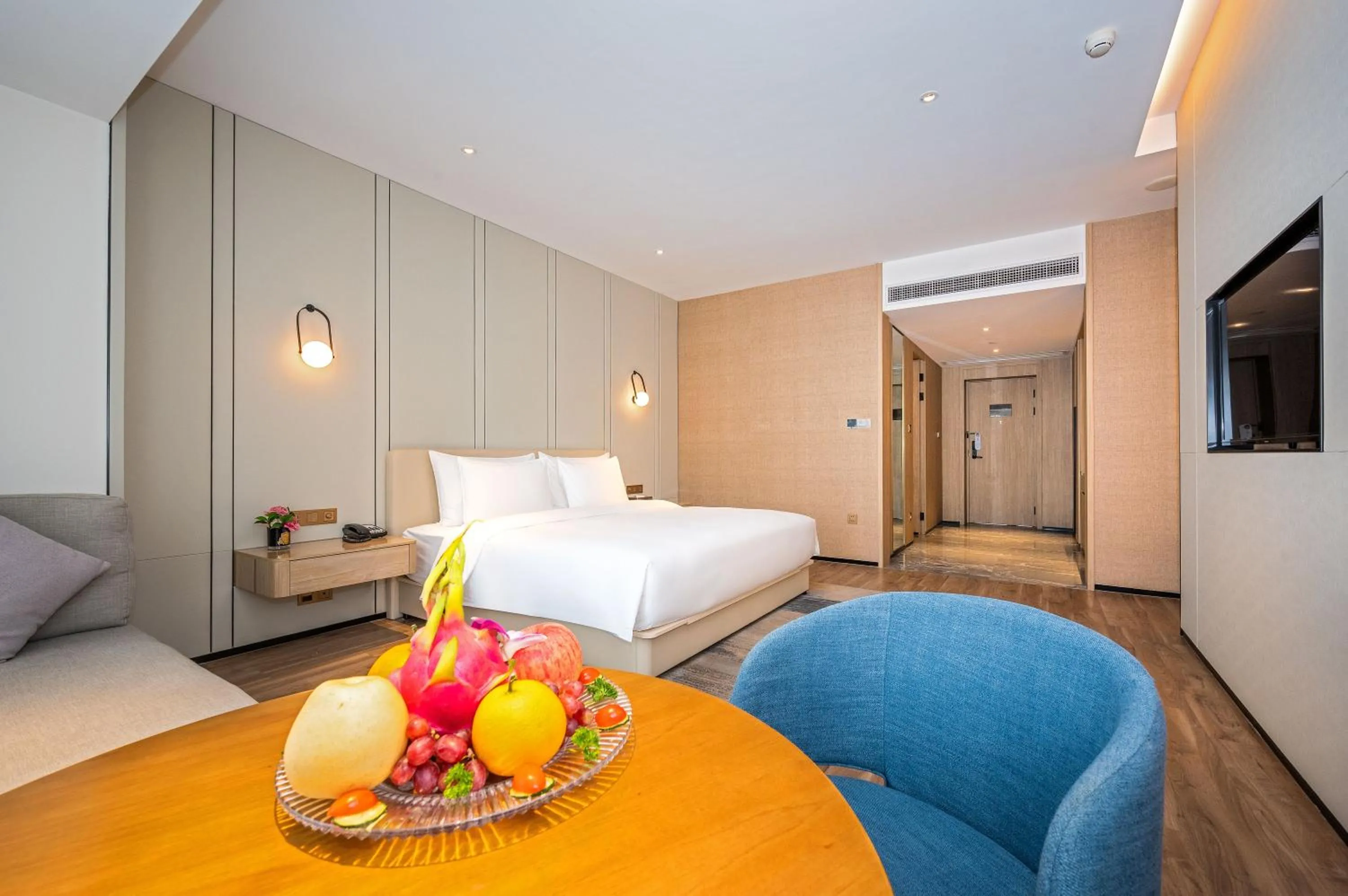 Bed in Nanan Ao Sheng Yi Hao Hotel