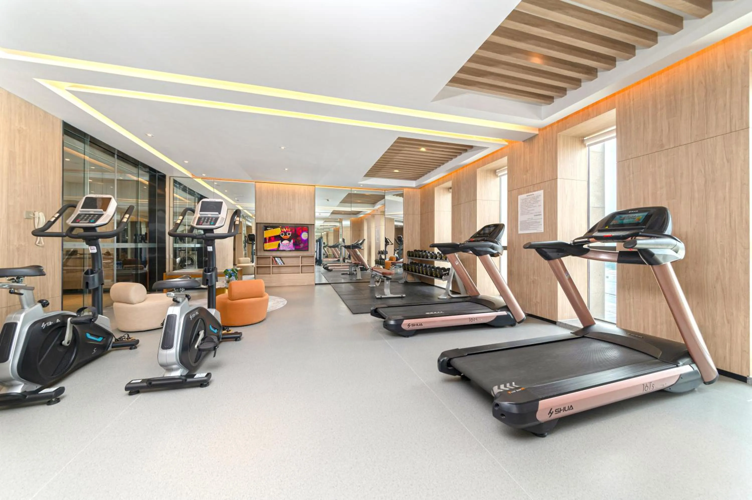 Fitness centre/facilities in Nanan Ao Sheng Yi Hao Hotel