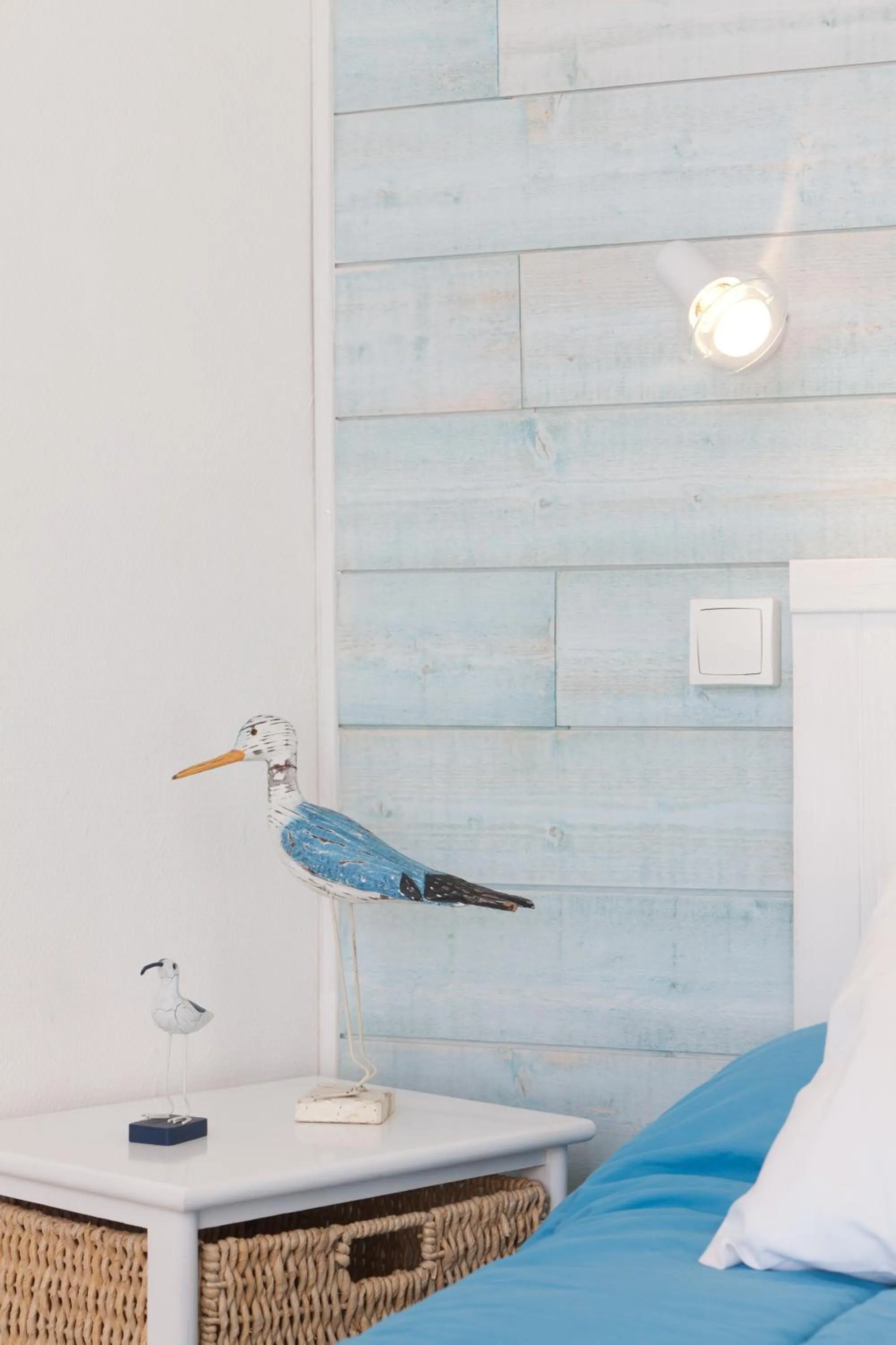 Decorative detail, Bed in Hotel de l'Atlantique