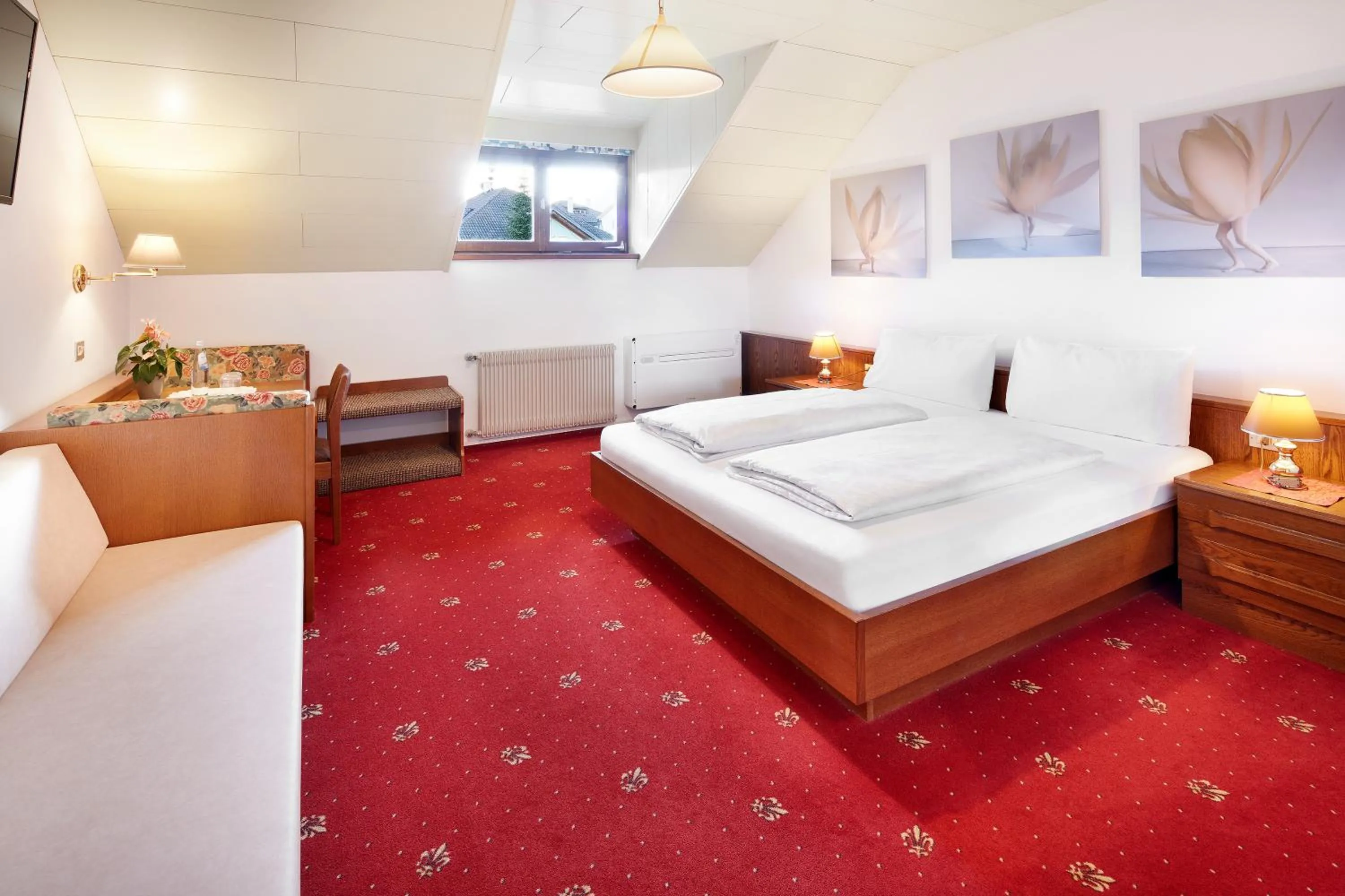 Decorative detail, Bed in Angerburg Blumenhotel