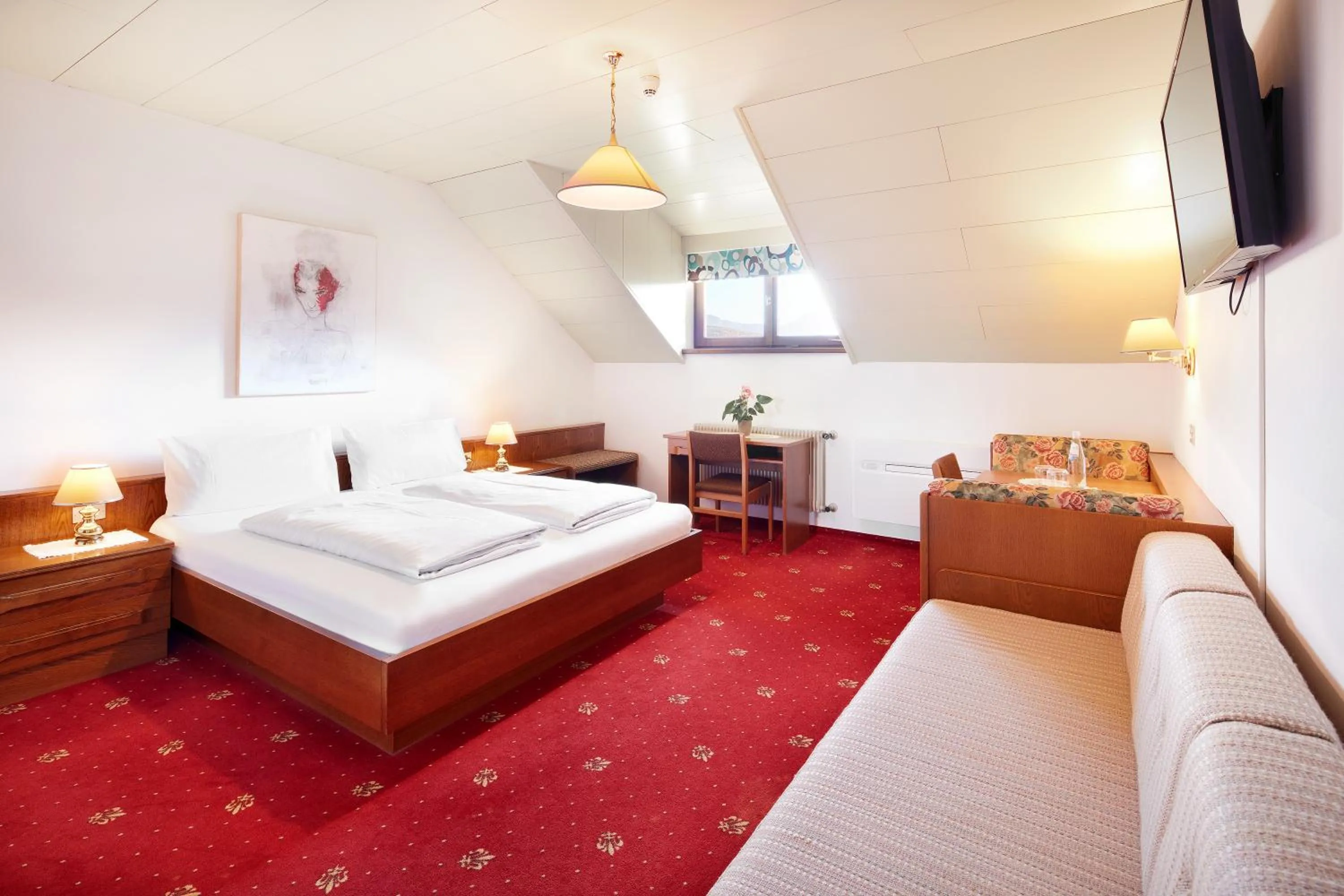Decorative detail, Bed in Angerburg Blumenhotel