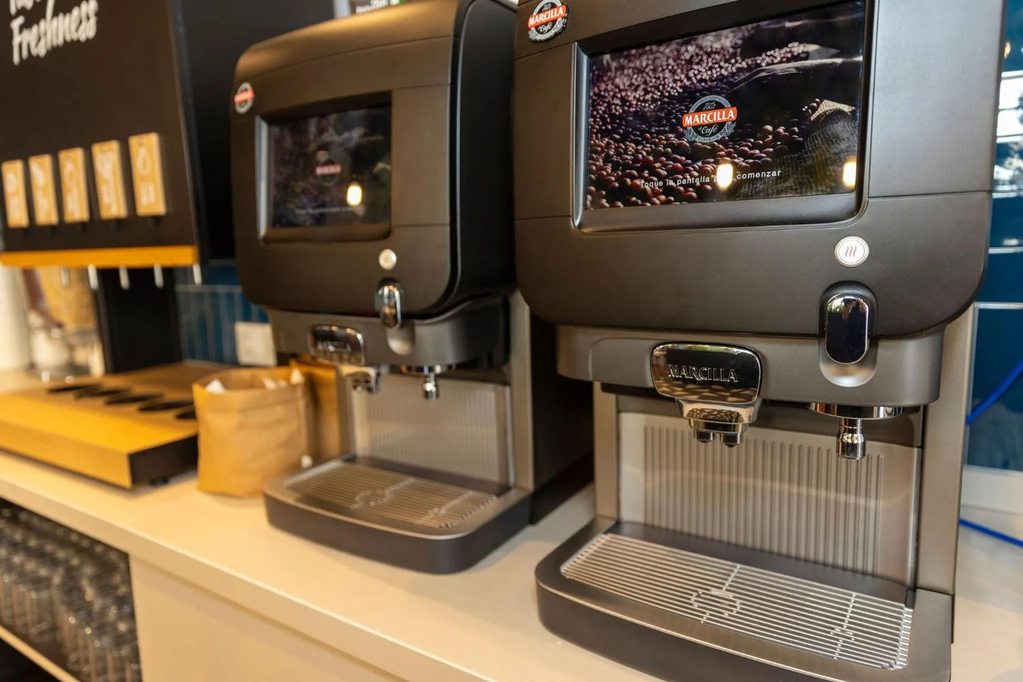 Buffet breakfast in Travelodge Barcelona Poblenou