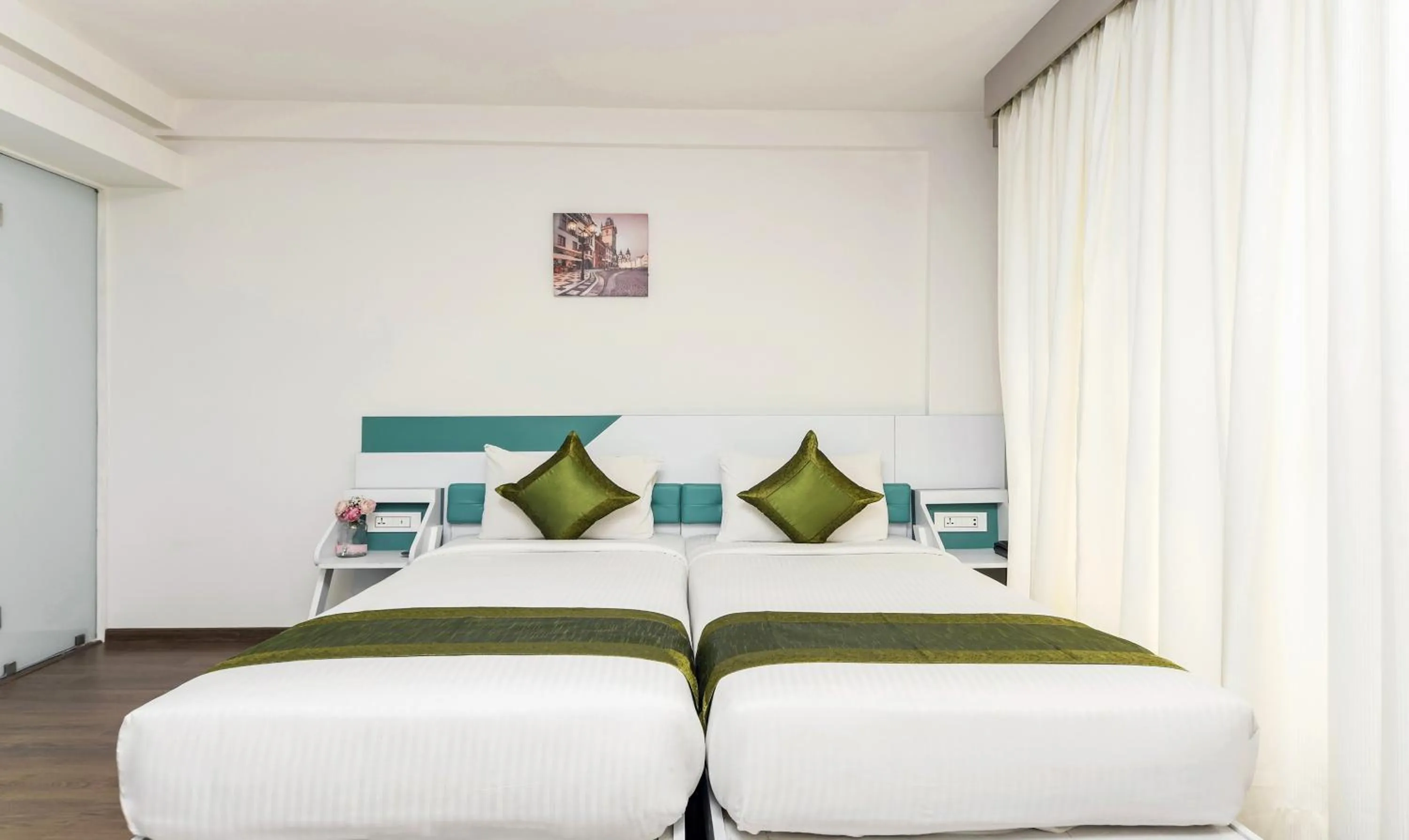 Bed in Treebo Stay Tuned JP Nagar