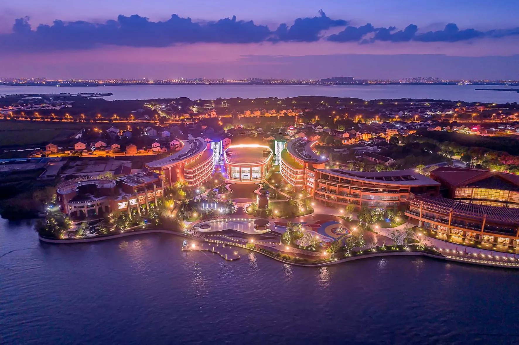 Bird's eye view, Bird's-eye View in Siko Grand Hotel Suzhou Yangcheng