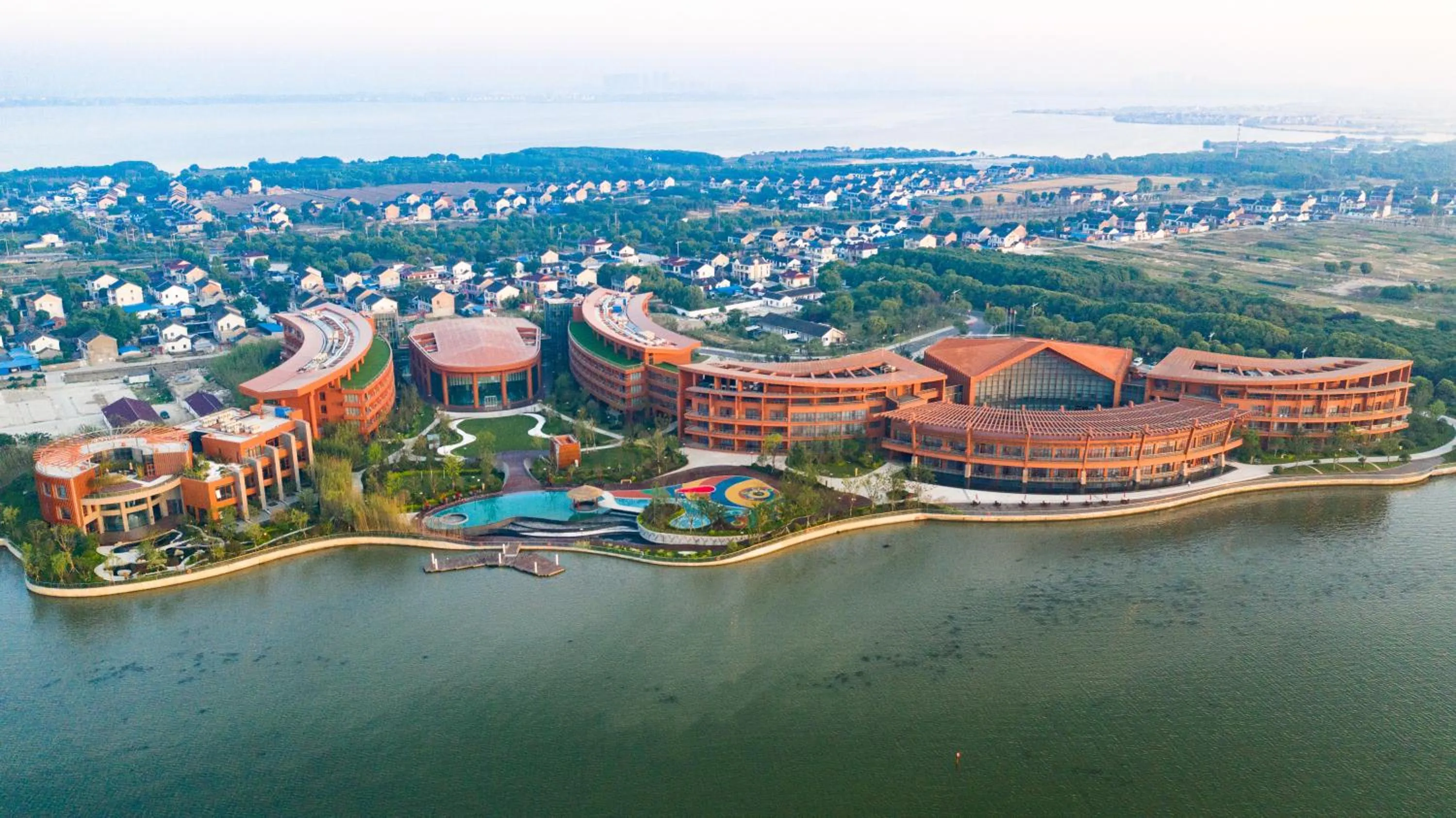 View (from property/room), Bird's-eye View in Siko Grand Hotel Suzhou Yangcheng