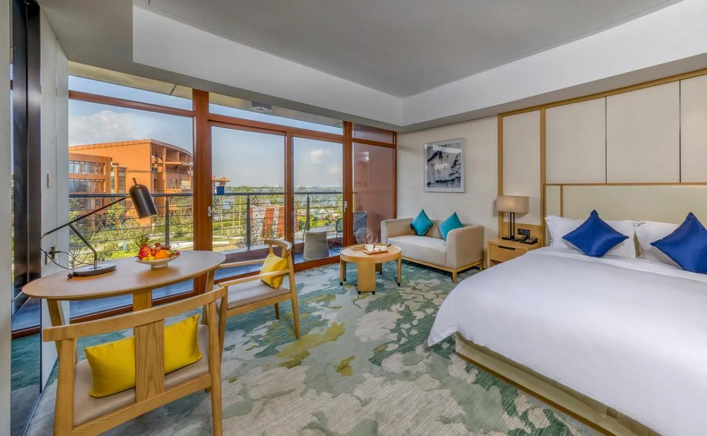 Bed in Siko Grand Hotel Suzhou Yangcheng