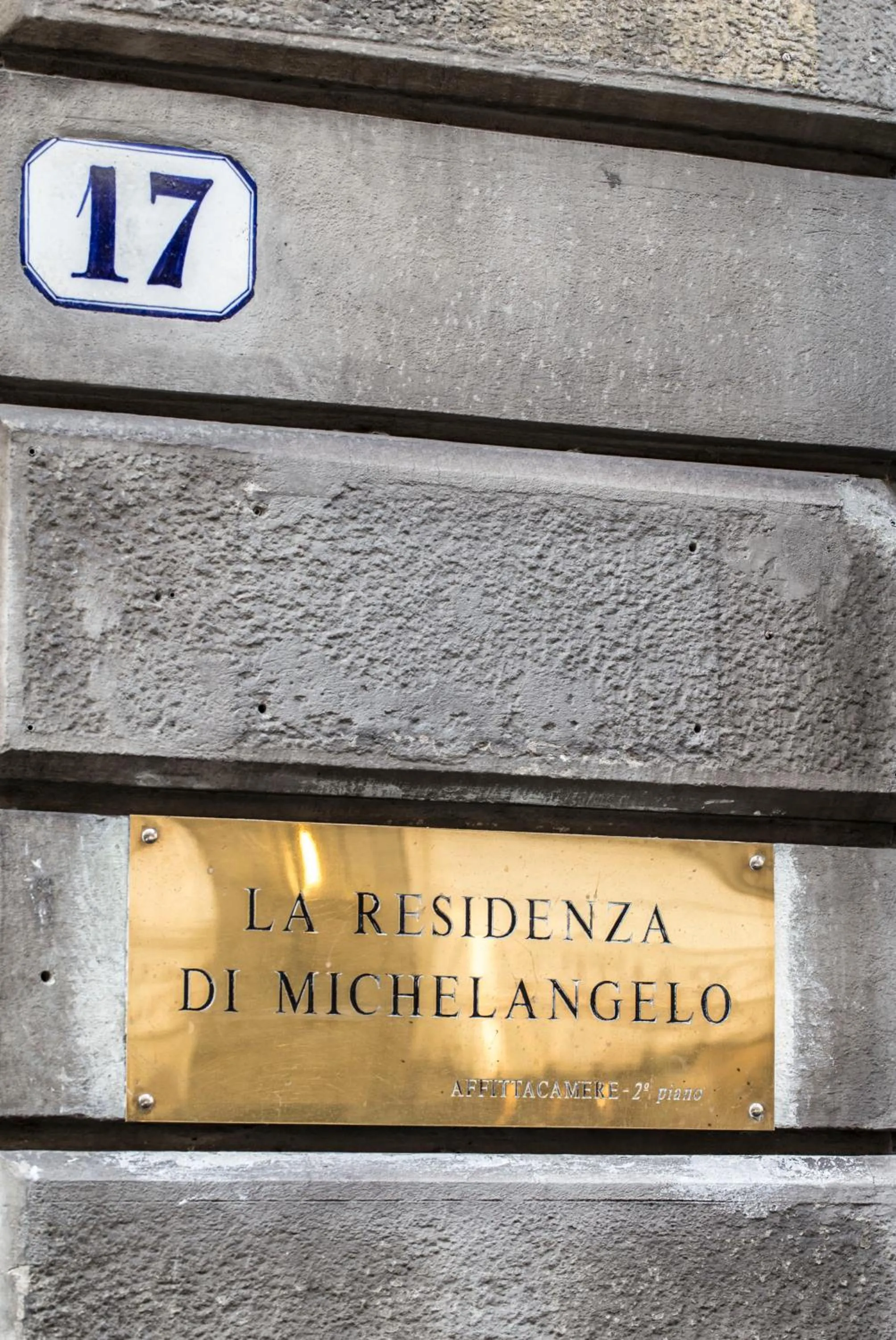 Facade/entrance in B&B La Residenza di Michelangelo