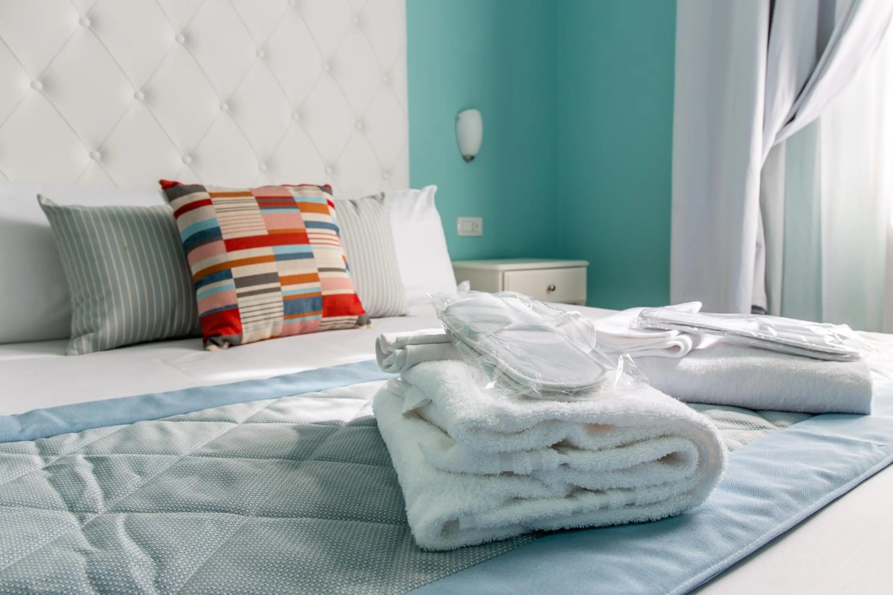 Decorative detail, Bed in B&B La Residenza di Michelangelo