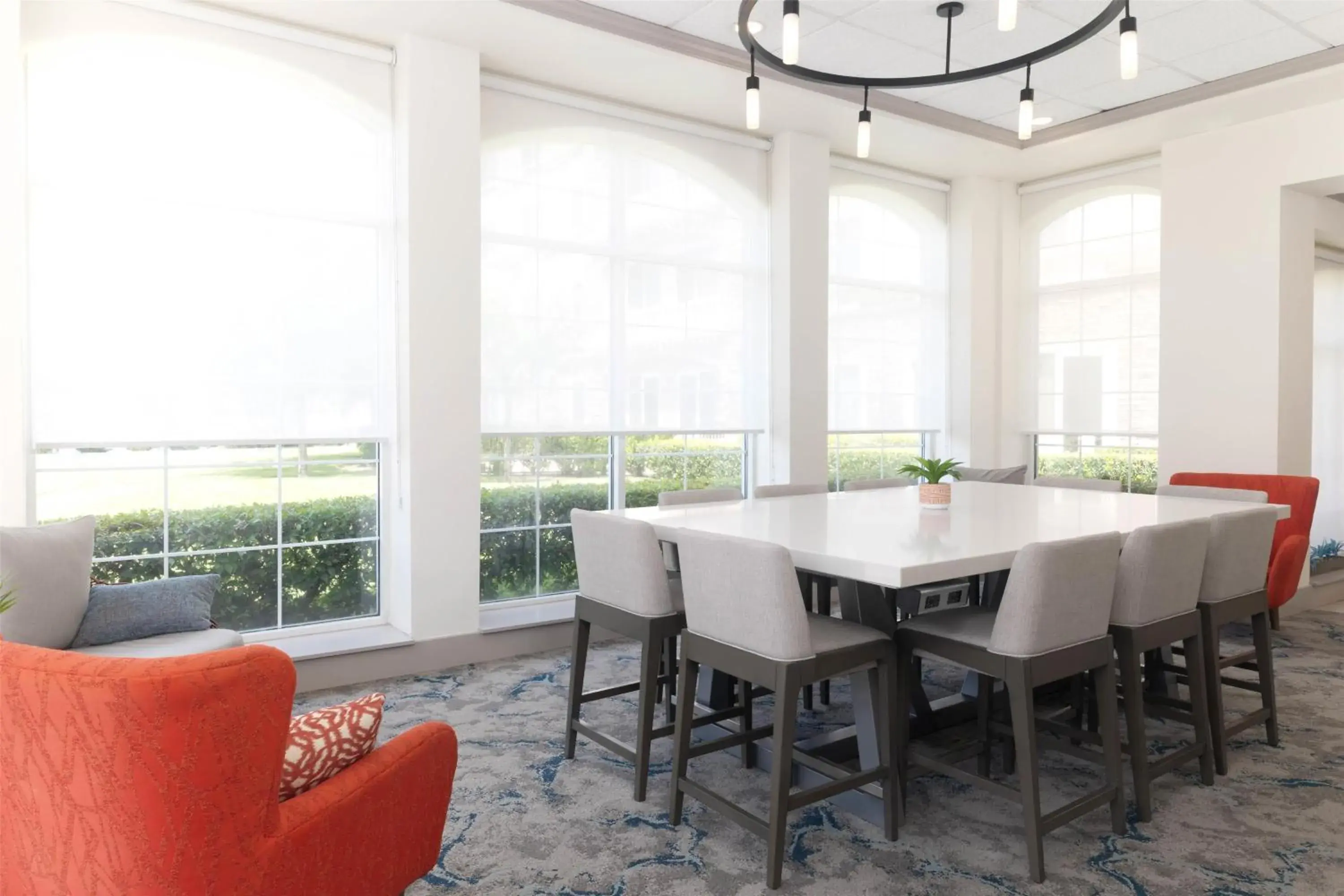 Lobby or reception in Hilton Garden Inn Ontario Rancho Cucamonga Lobby or reception in Hilton Garden Inn Ontario Rancho Cucamonga