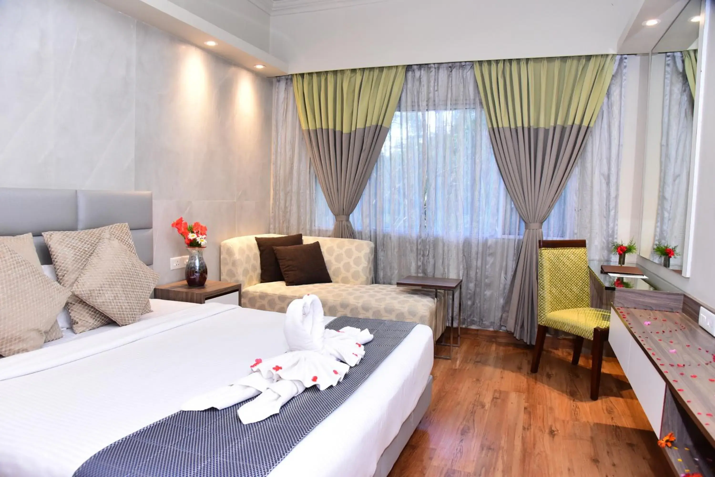 Bed in Sinclairs Retreat Ooty Bed in Sinclairs Retreat Ooty