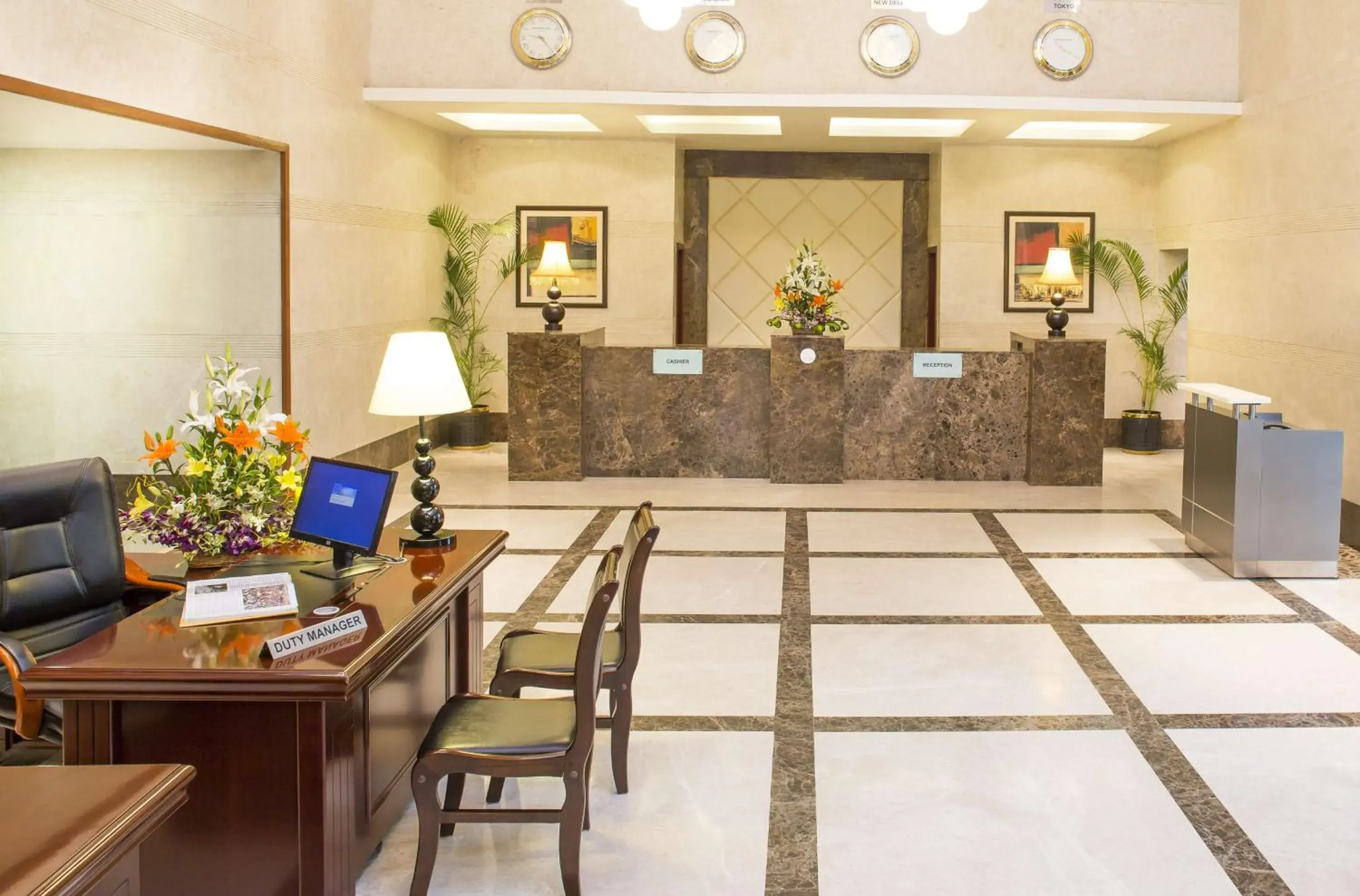 Lobby or reception in Mysore County Retreat Lobby or reception in Mysore County Retreat