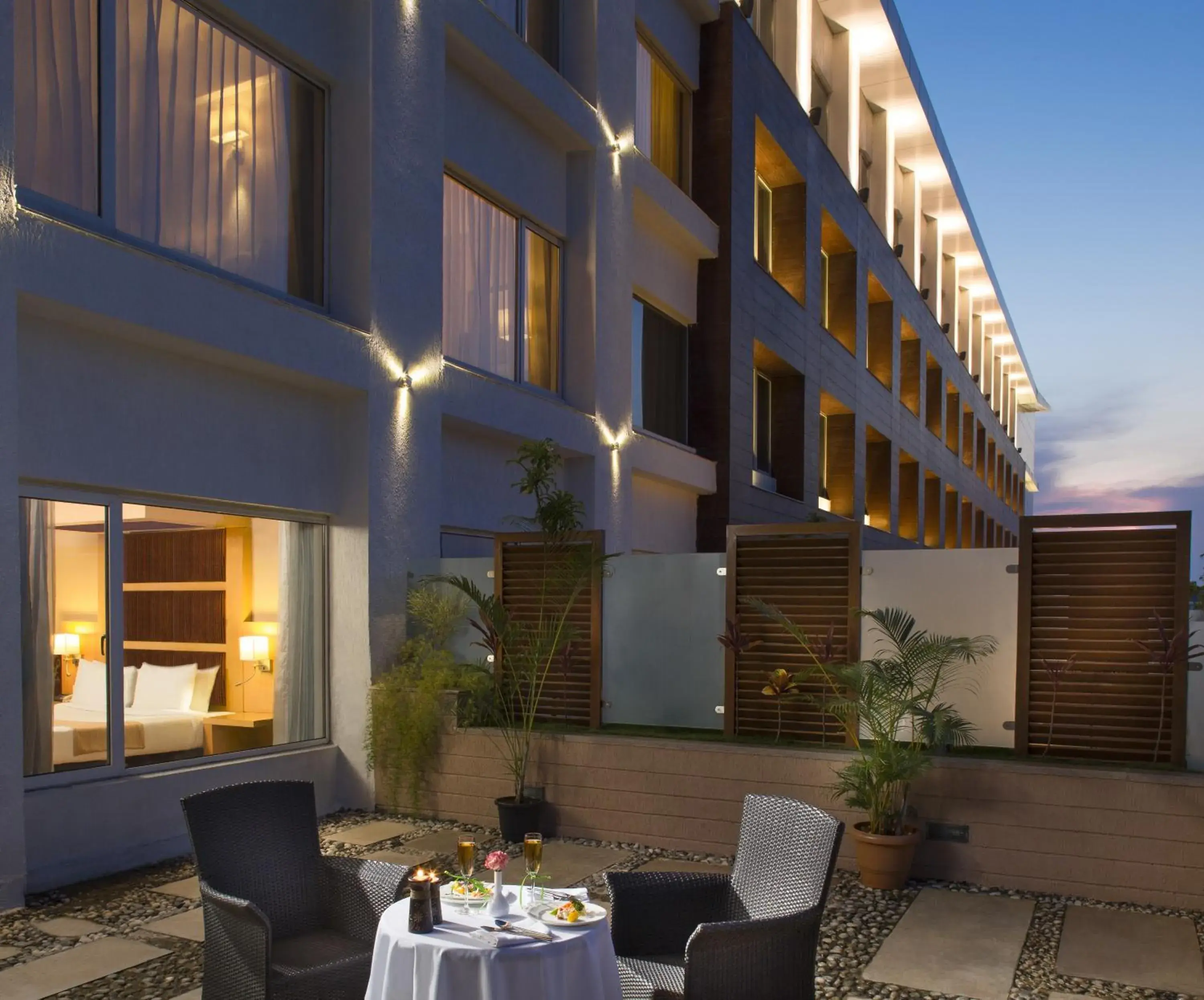 Facade/entrance in Mysore County Retreat Facade/entrance in Mysore County Retreat