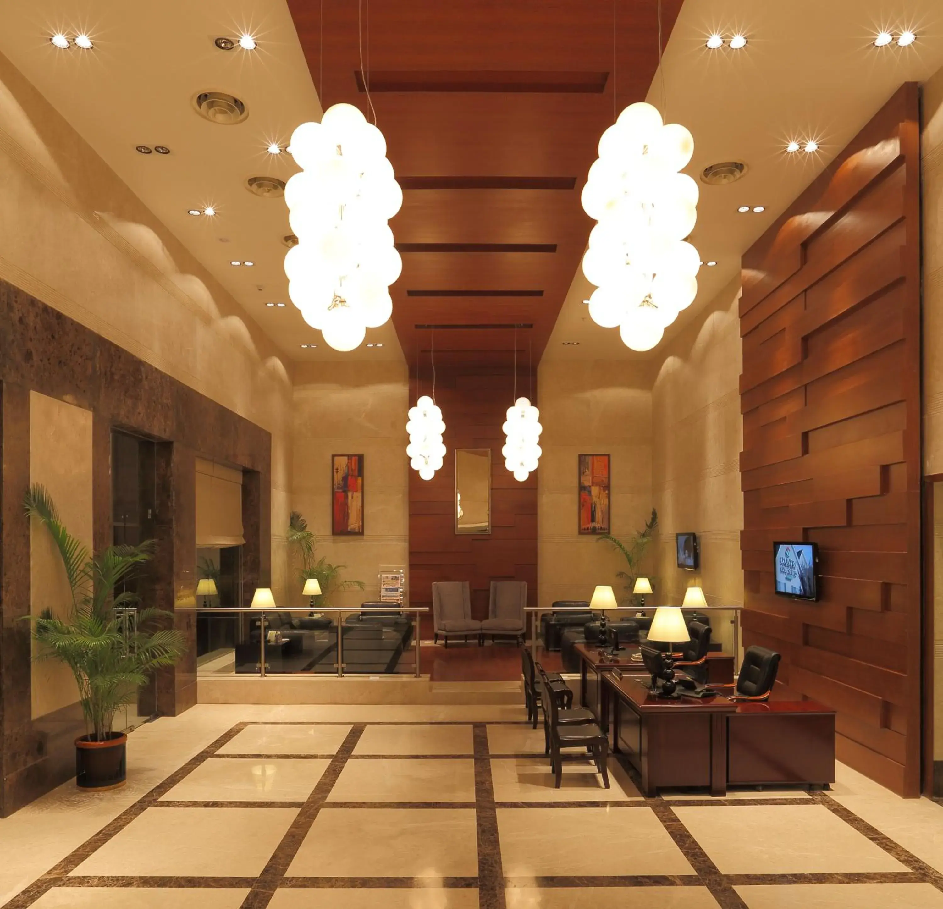 Lobby or reception in Mysore County Retreat Lobby or reception in Mysore County Retreat