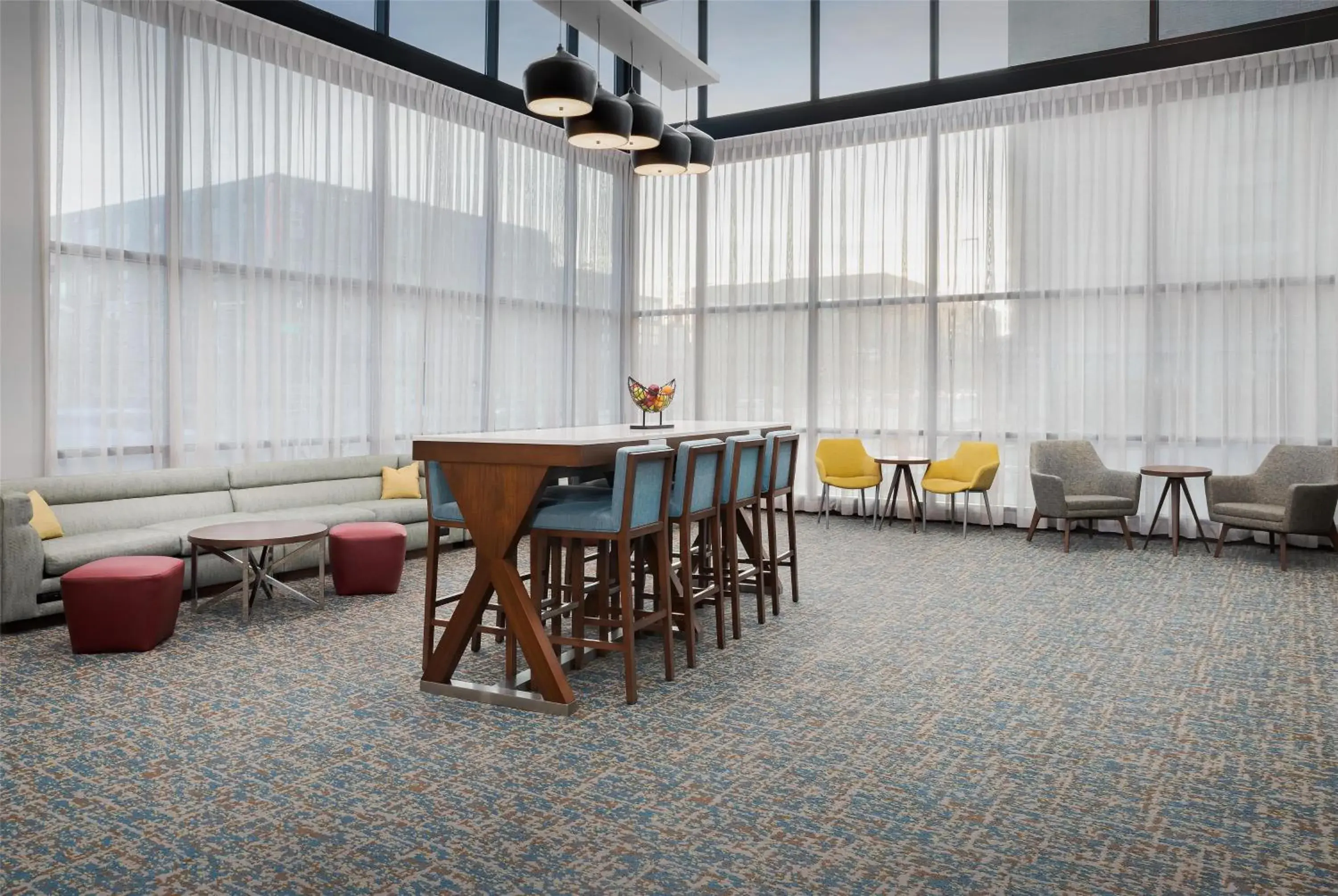 Lobby or reception in Hampton Inn & Suites Omaha-Downtown Lobby or reception in Hampton Inn & Suites Omaha-Downtown