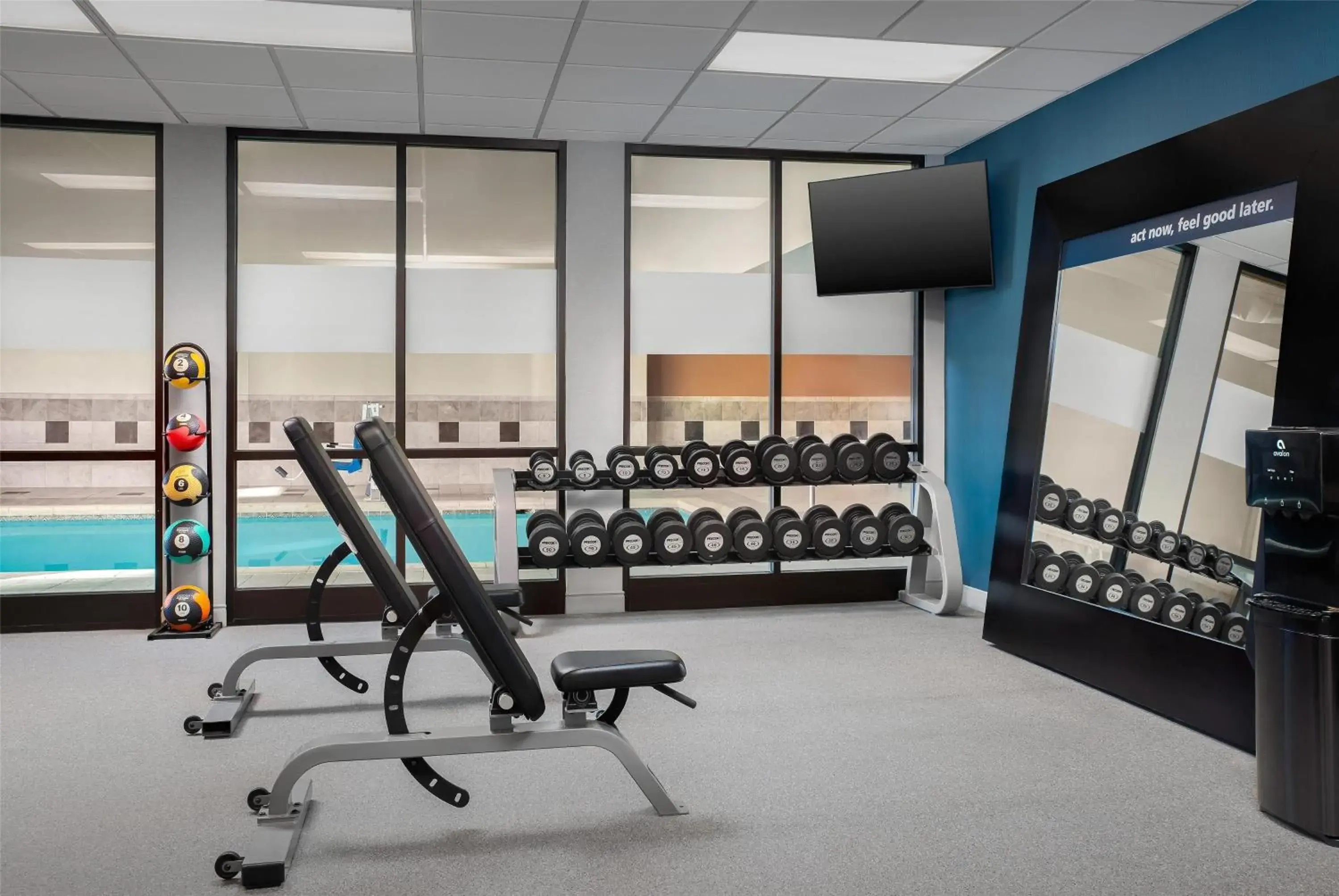Fitness centre/facilities in Hampton Inn & Suites Omaha-Downtown Fitness centre/facilities in Hampton Inn & Suites Omaha-Downtown