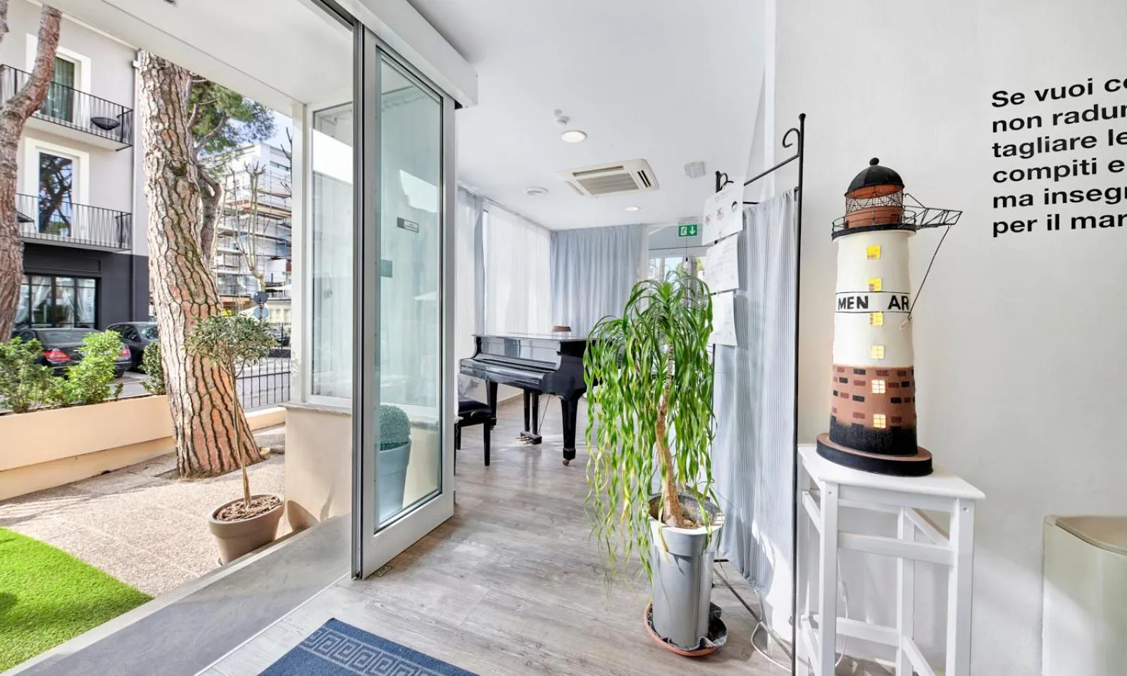 Lobby or reception in Hotel Arlecchino Riccione