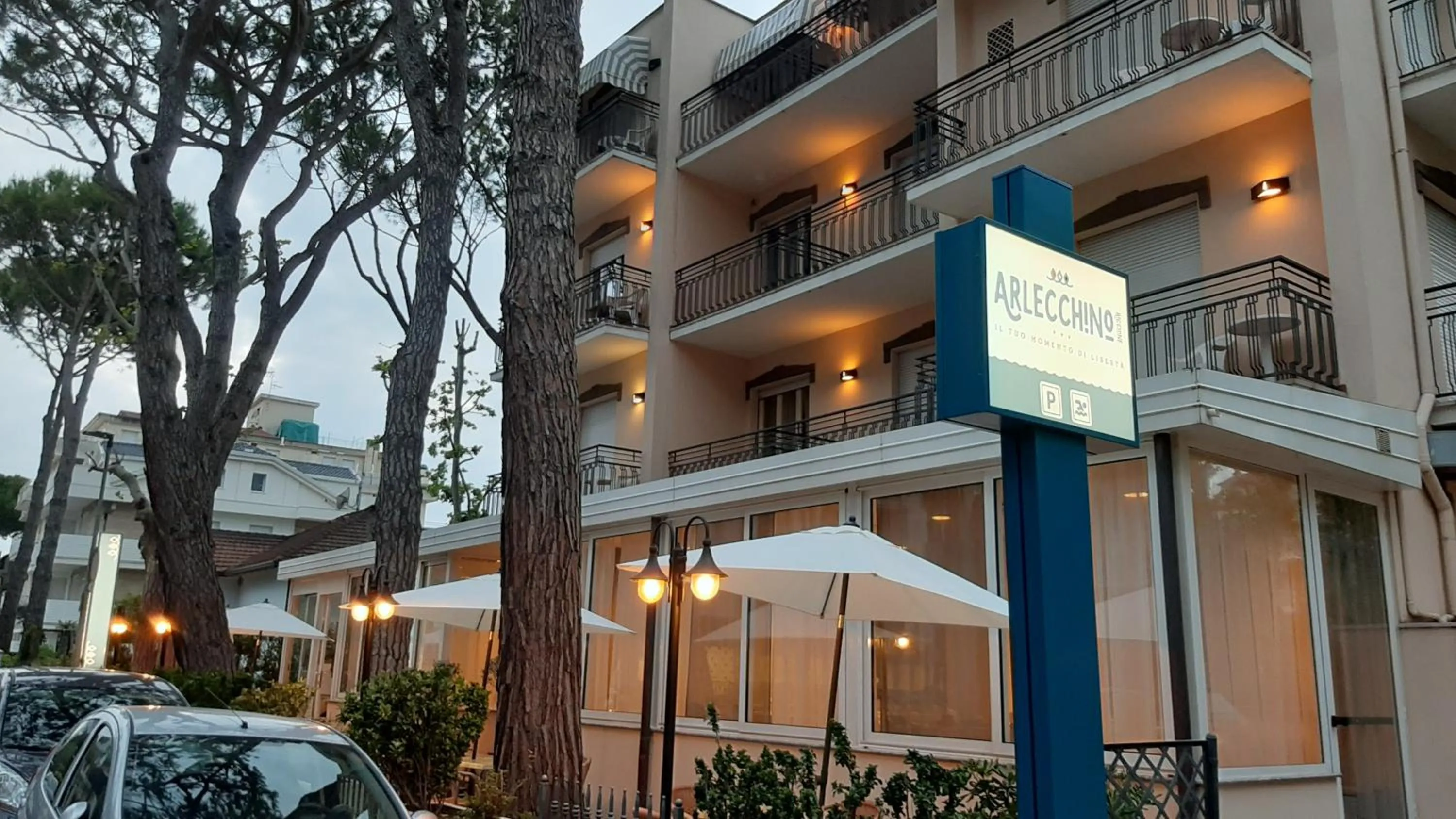 Property building in Hotel Arlecchino Riccione