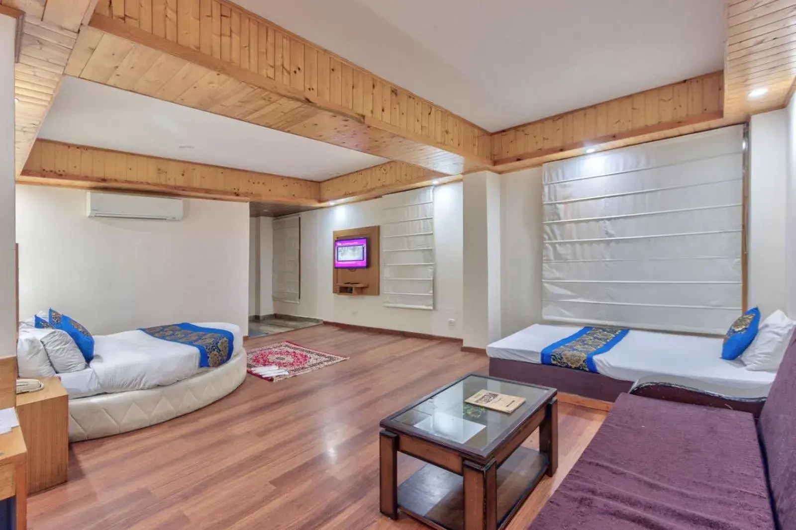Bed in Grand Krisa Resort & SPA, Manali Experience Luxury With all Weather ACs in Every Room Bed in Grand Krisa Resort & SPA, Manali Experience Luxury With all Weather ACs in Every Room