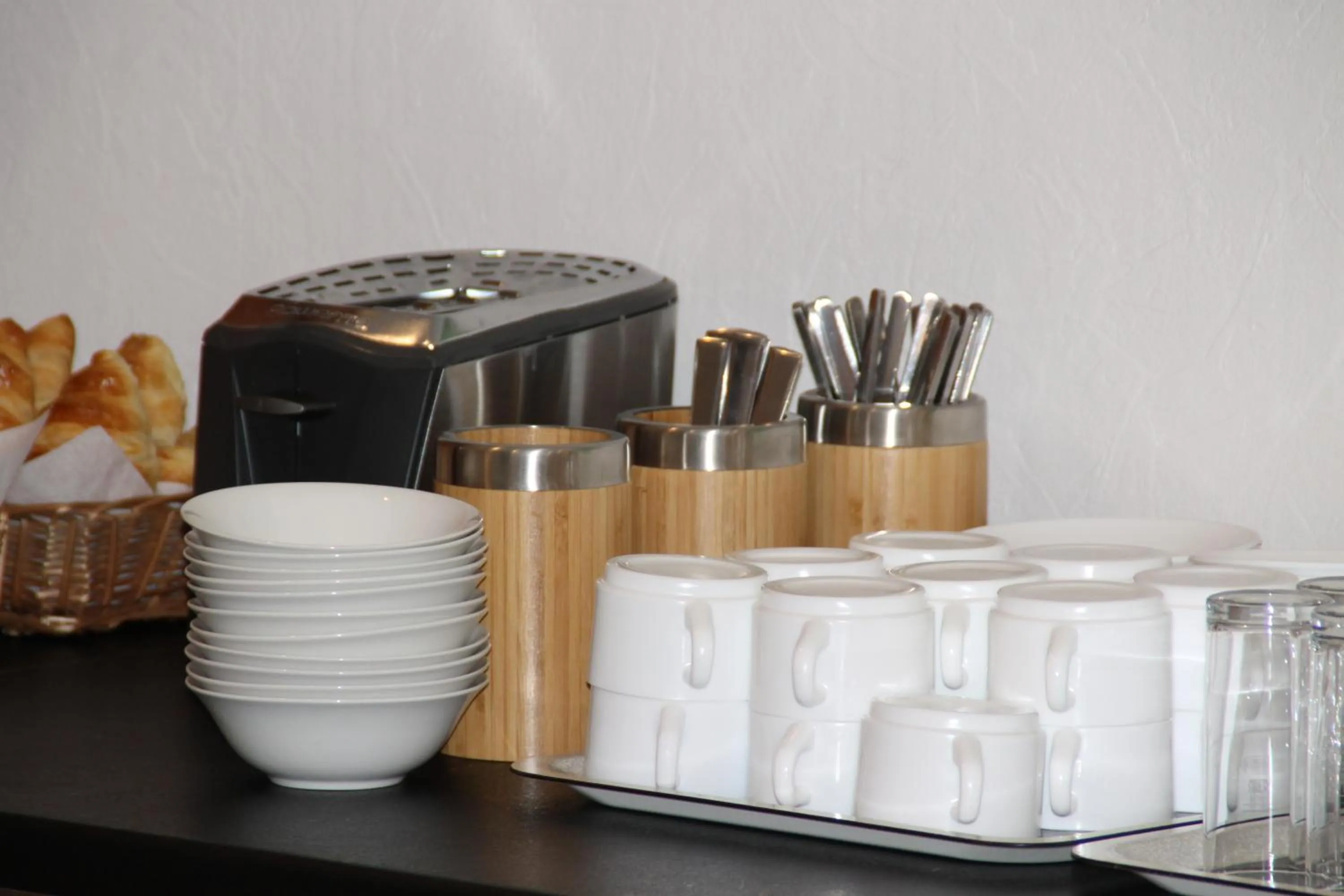 Buffet breakfast in Hôtel Rivière