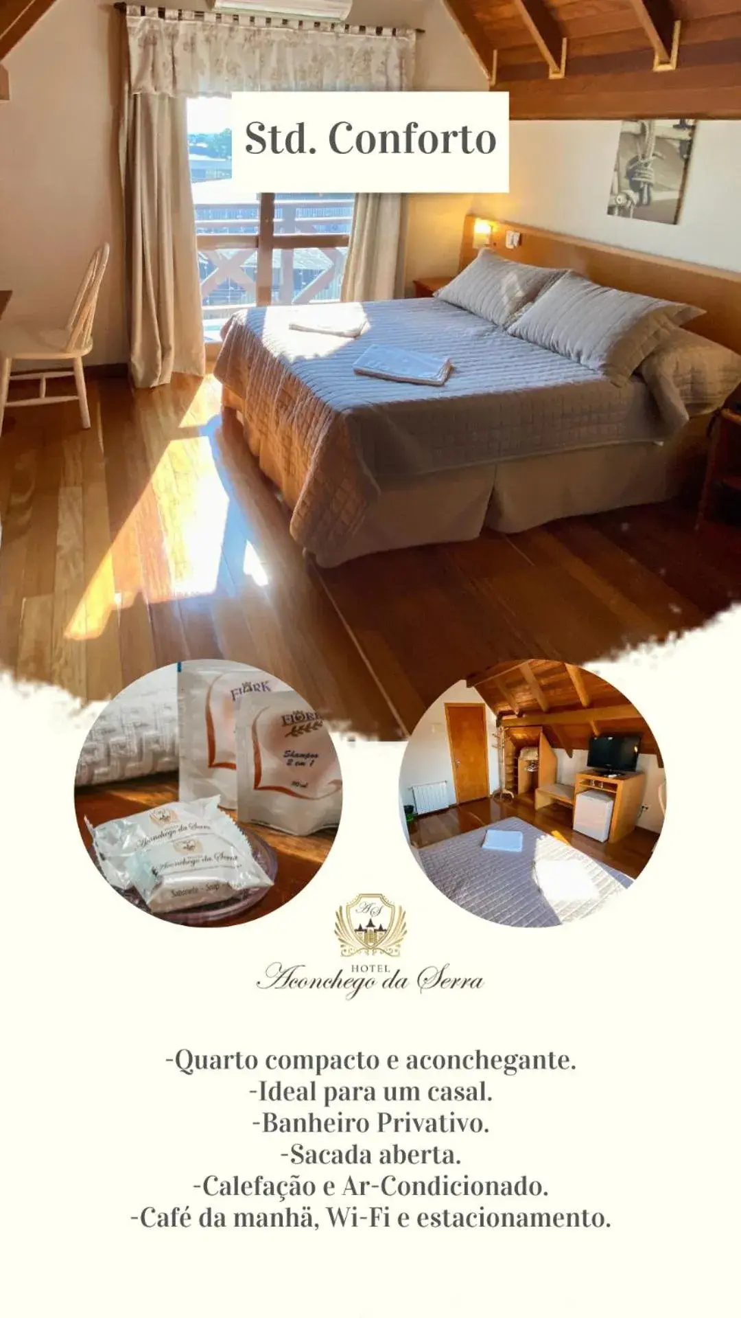 Double or Twin Room with Terrace in Hotel Aconchego da Serra Double or Twin Room with Terrace in Hotel Aconchego da Serra