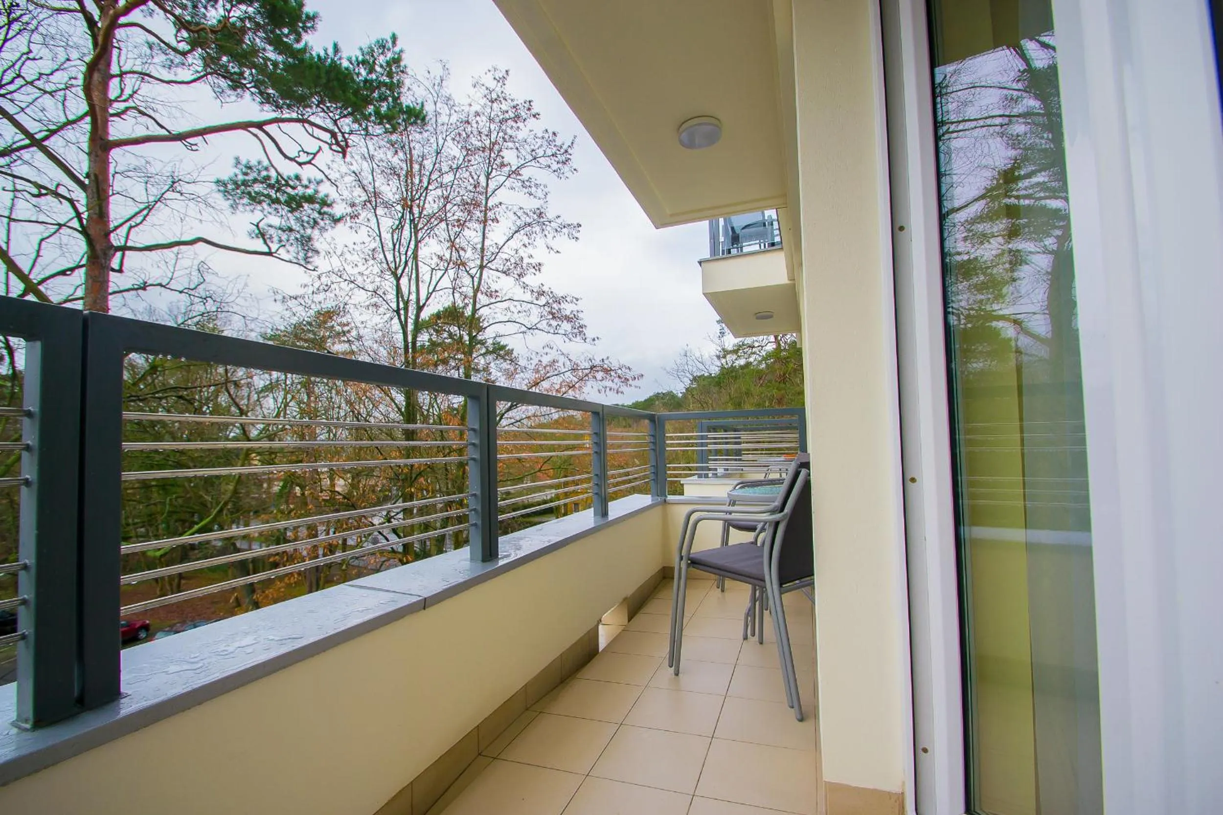 Balcony/Terrace in Osiedle Cesarskie Apartamenty - Parking - Apartamenty Bryza