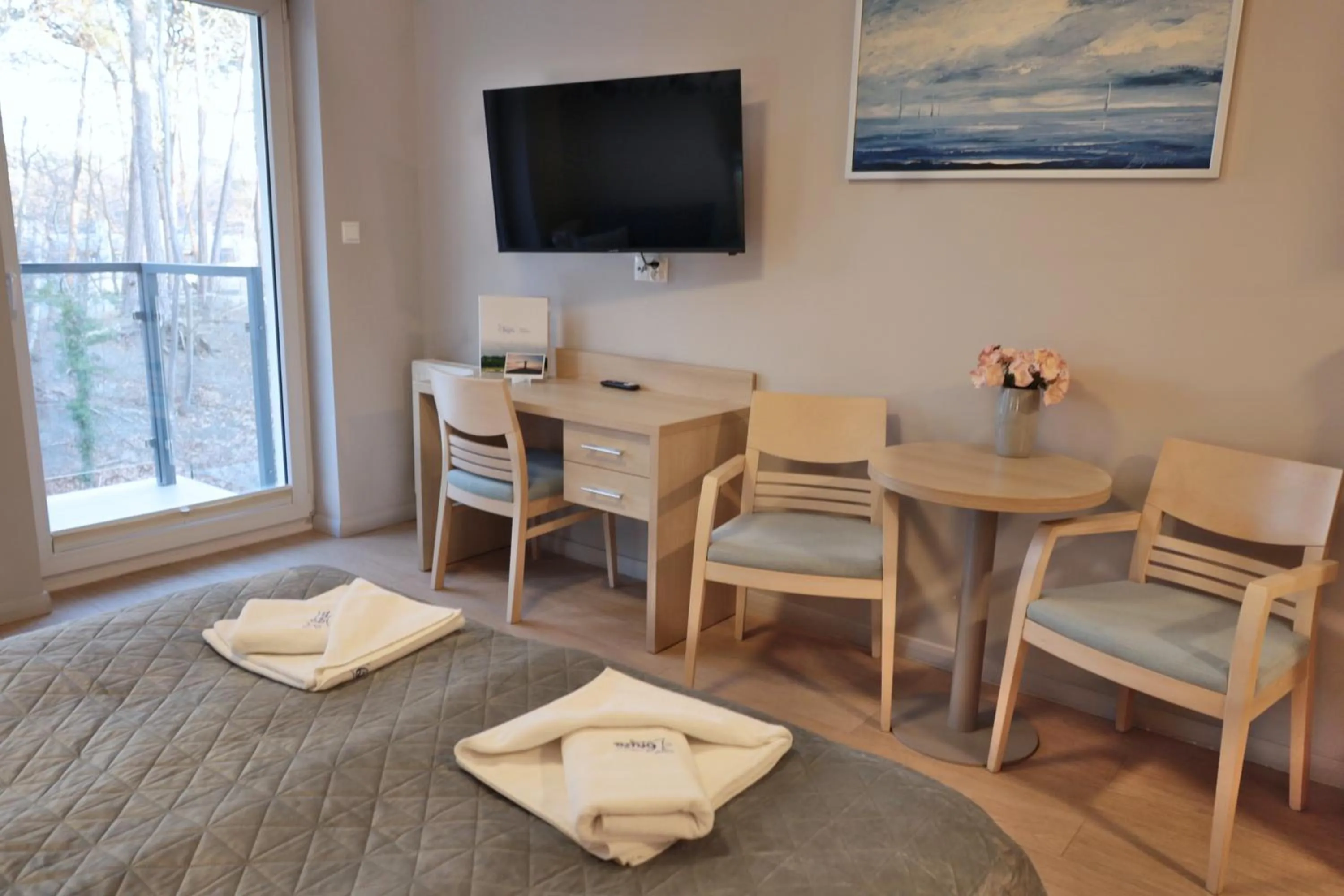 TV and multimedia in Osiedle Cesarskie Apartamenty - Parking - Apartamenty Bryza